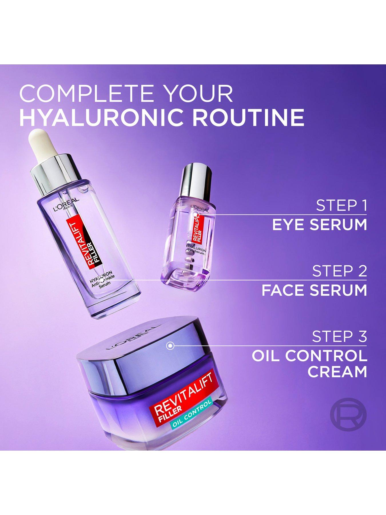 Image 6 of 7 of L'Oreal Paris Revitalift Filler 8H Oil Control Hyaluronic Gel Cream