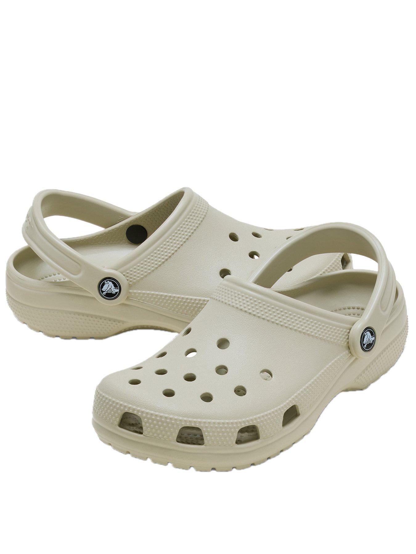 stillFront image of crocs-mens-classic-clog-sandal-grey
