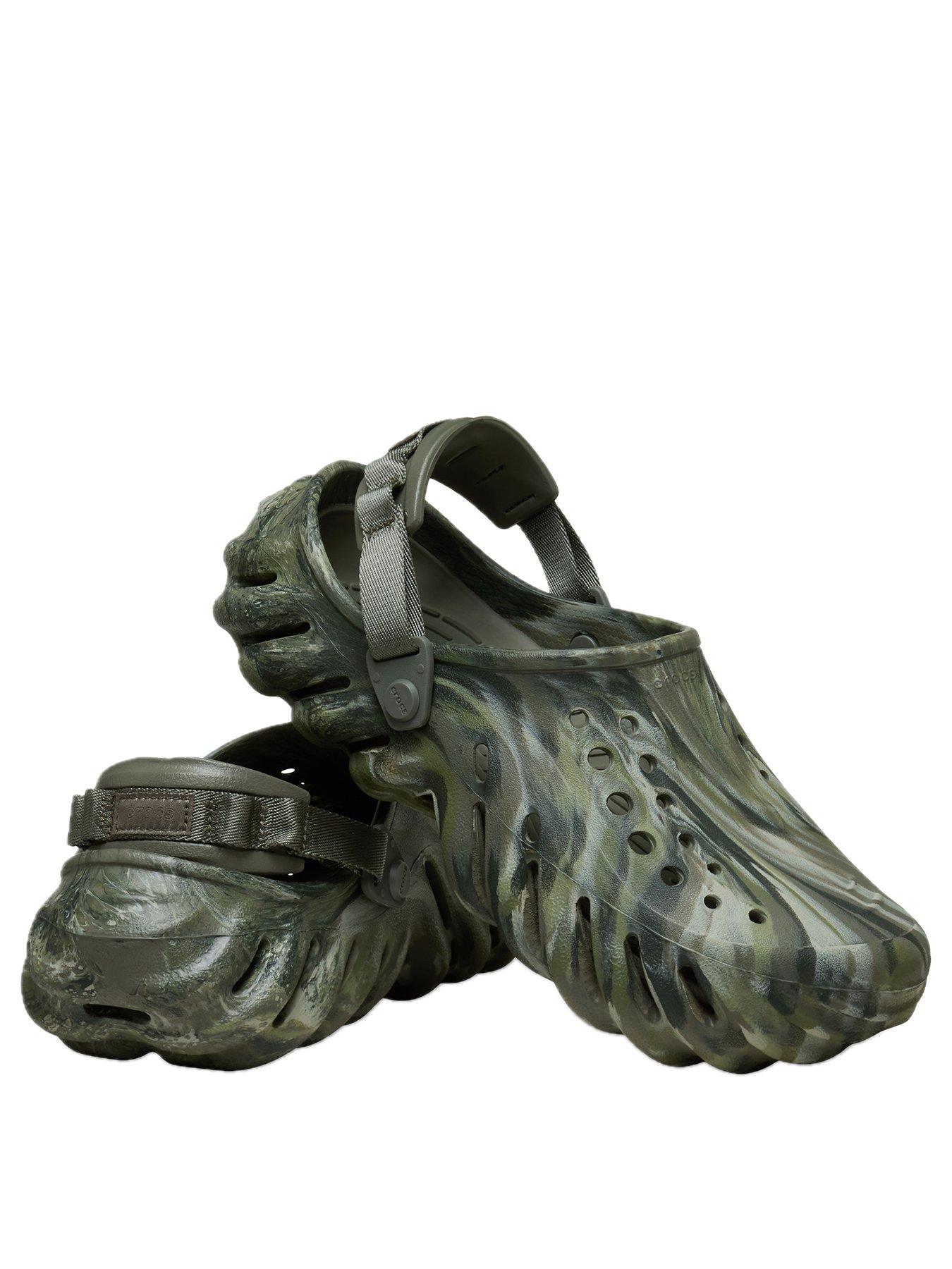  image of crocs-mens-echo-marbled-clog-sandal
