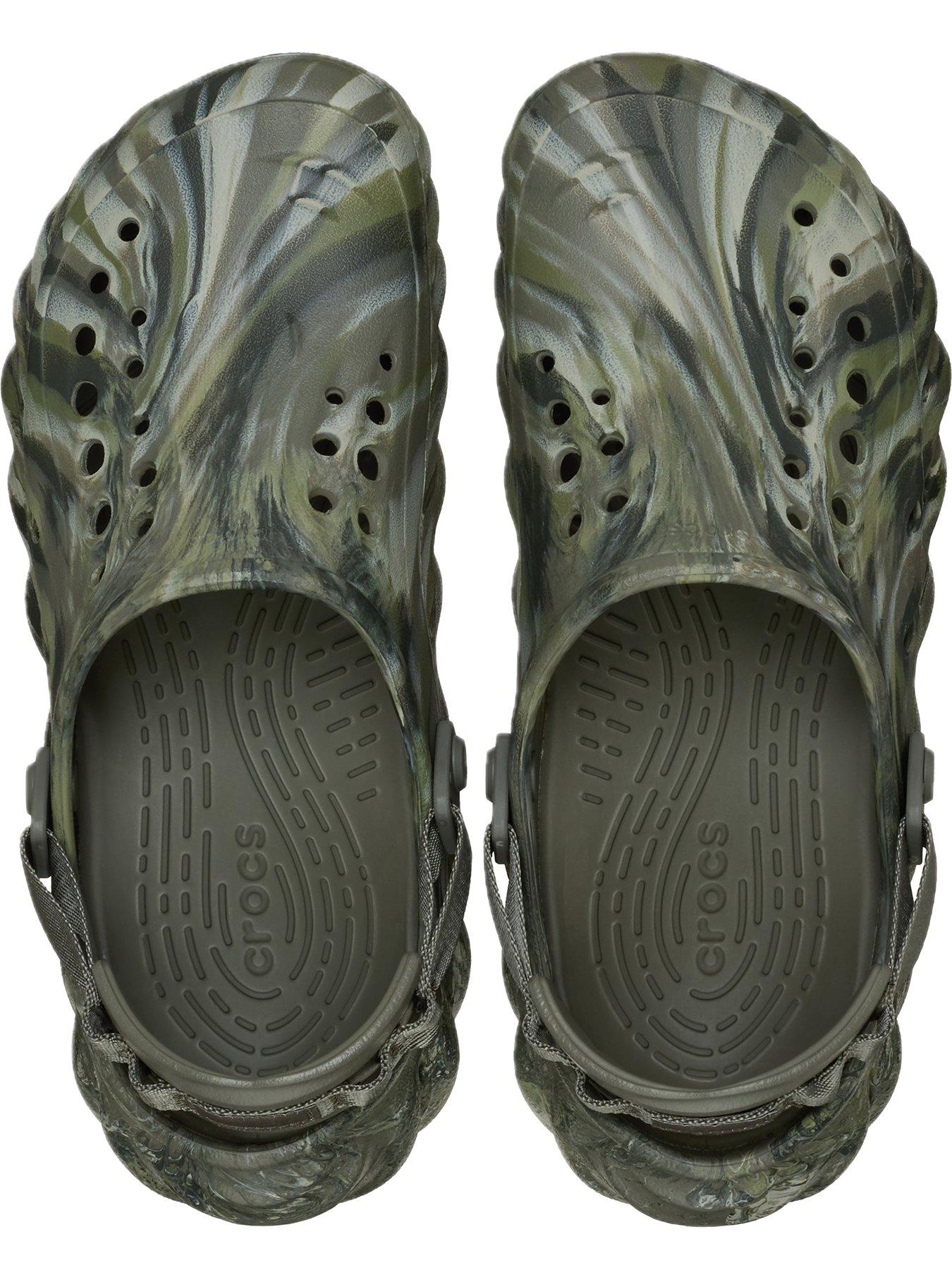  image of crocs-mens-echo-marbled-clog-sandal
