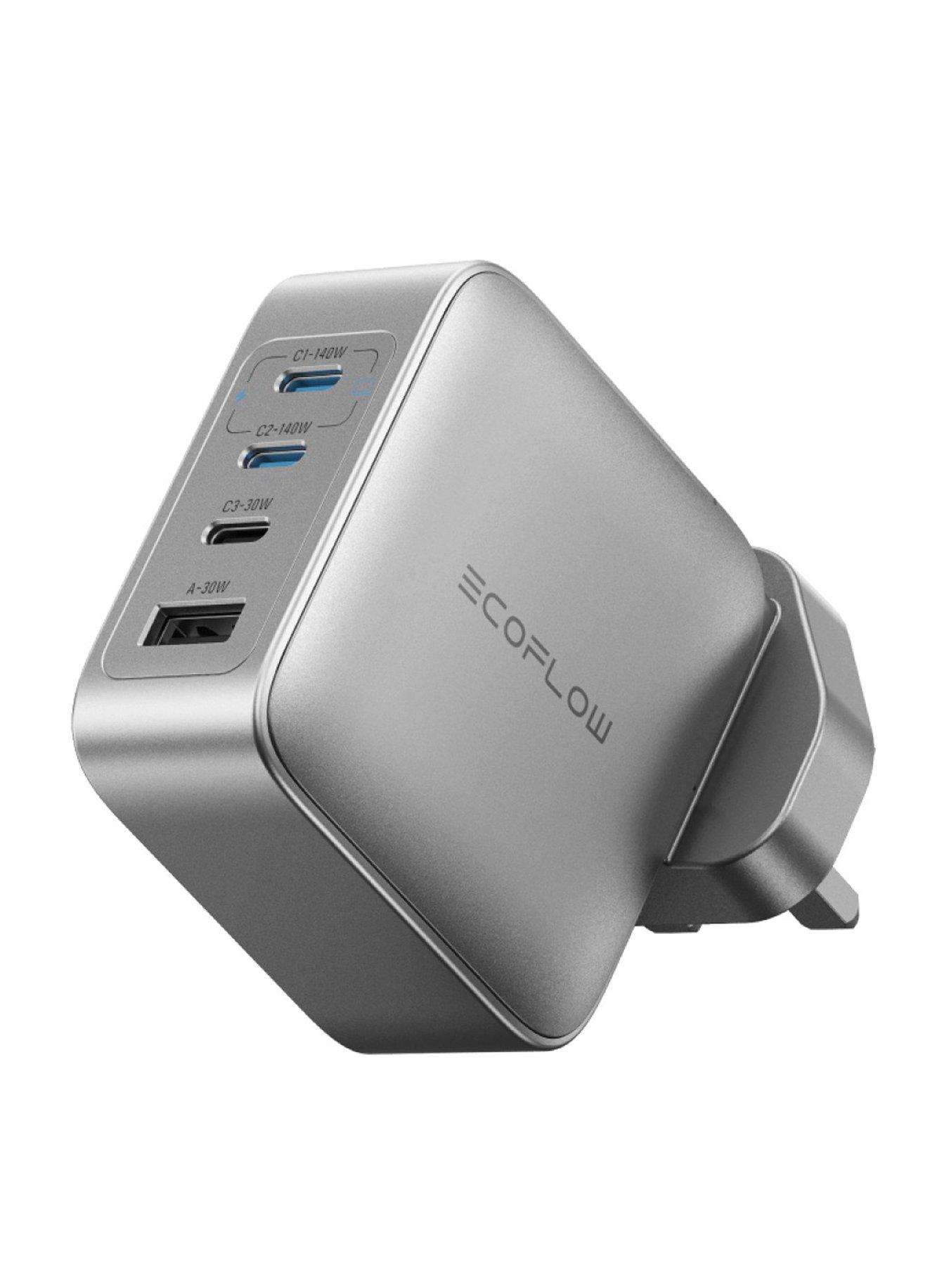 EcoFlow 140W Rapid GaN Wall AC Charger