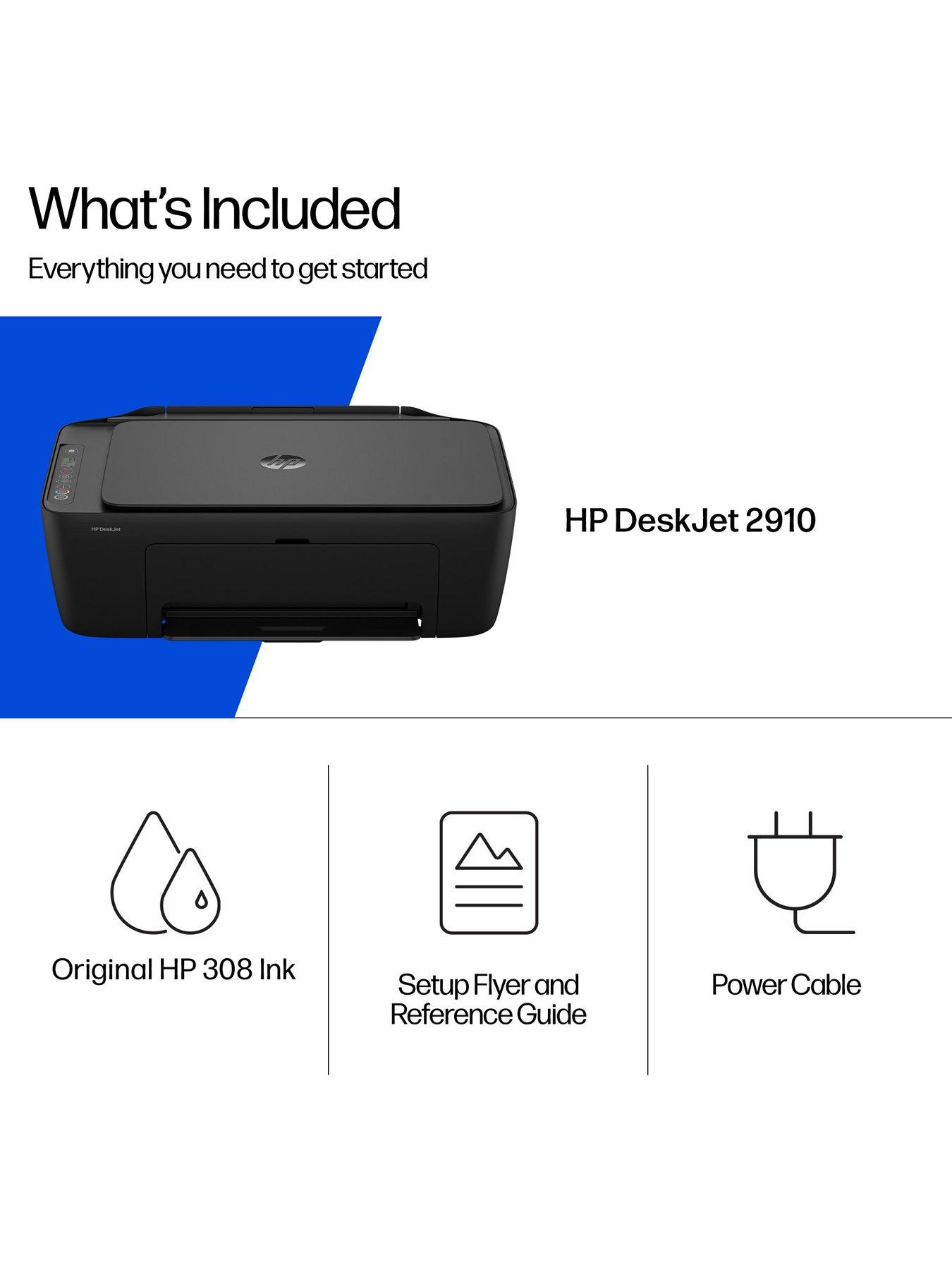 Image 7 of 7 of HP Deskjet&nbsp;2910 AIO Printer - Black&nbsp;