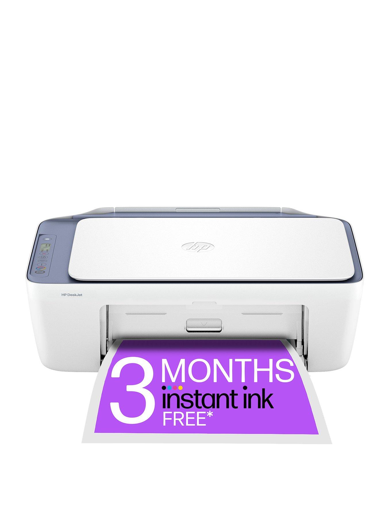 Image 1 of 8 of HP DeskJet 2922 All-in&ndash;One Wireless Colour Printer with 3 months free Instant Ink &ndash; White
