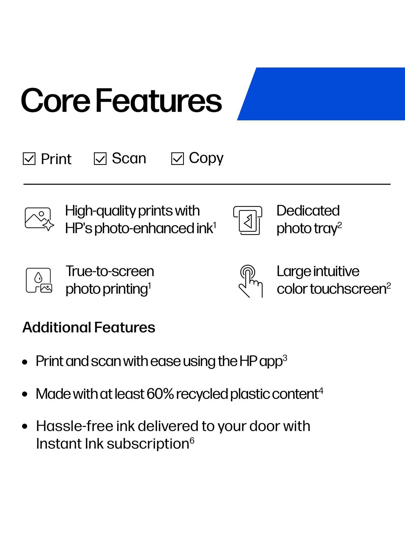 Image 6 of 8 of HP Envy Photo 7930 All-in-One Colour Printer with 3 months free Instant Ink