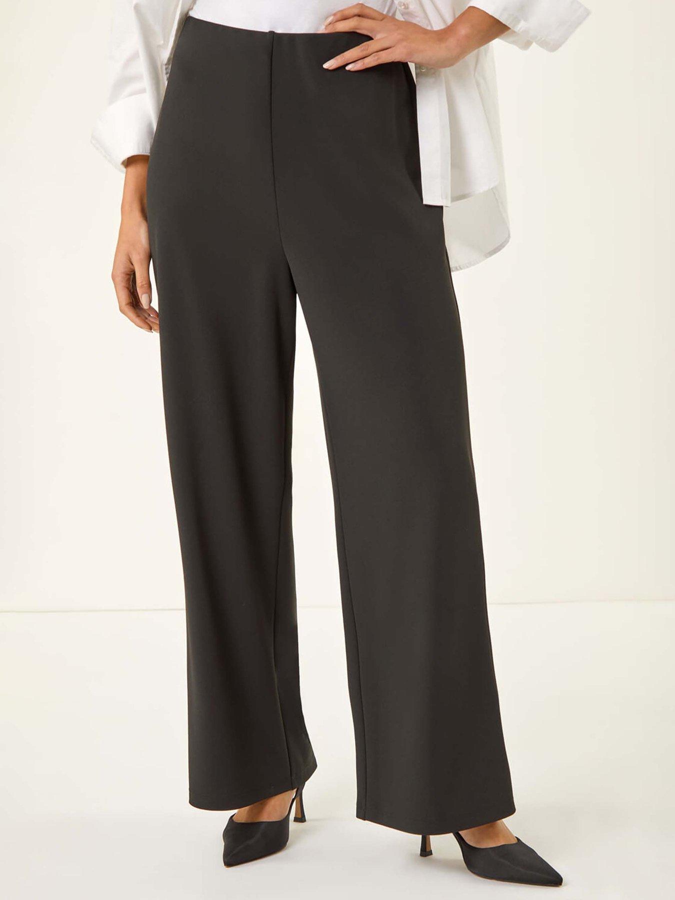  image of roman-petite-wide-leg-stretch-trouser