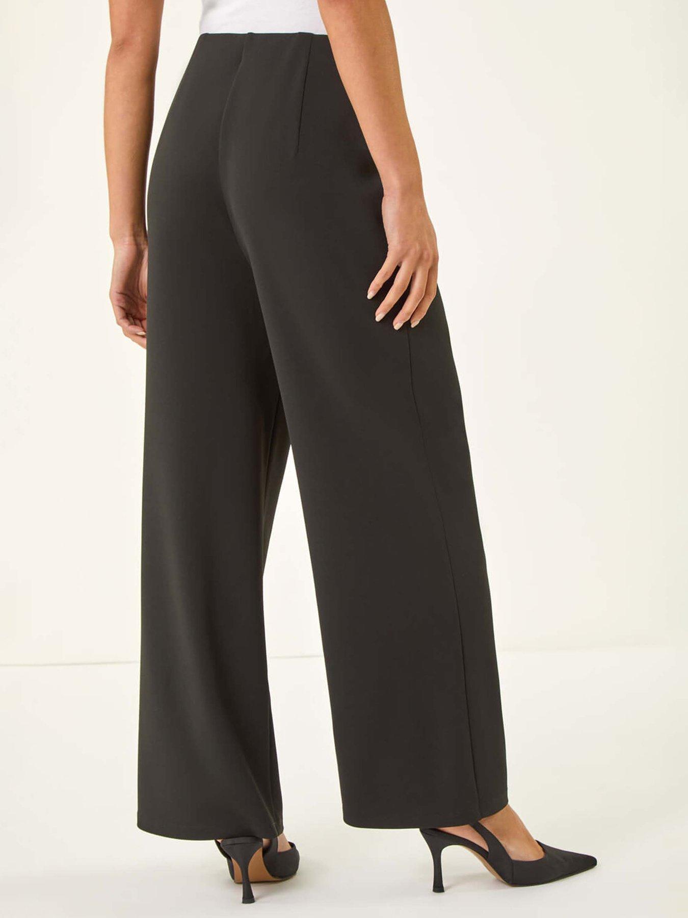  image of roman-petite-wide-leg-stretch-trouser