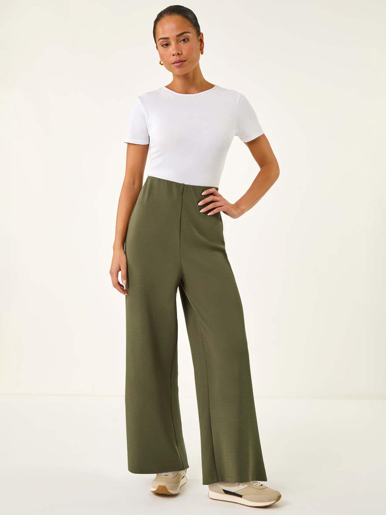 Image 3 of 5 of Roman Petite Wide Leg Stretch Trouser