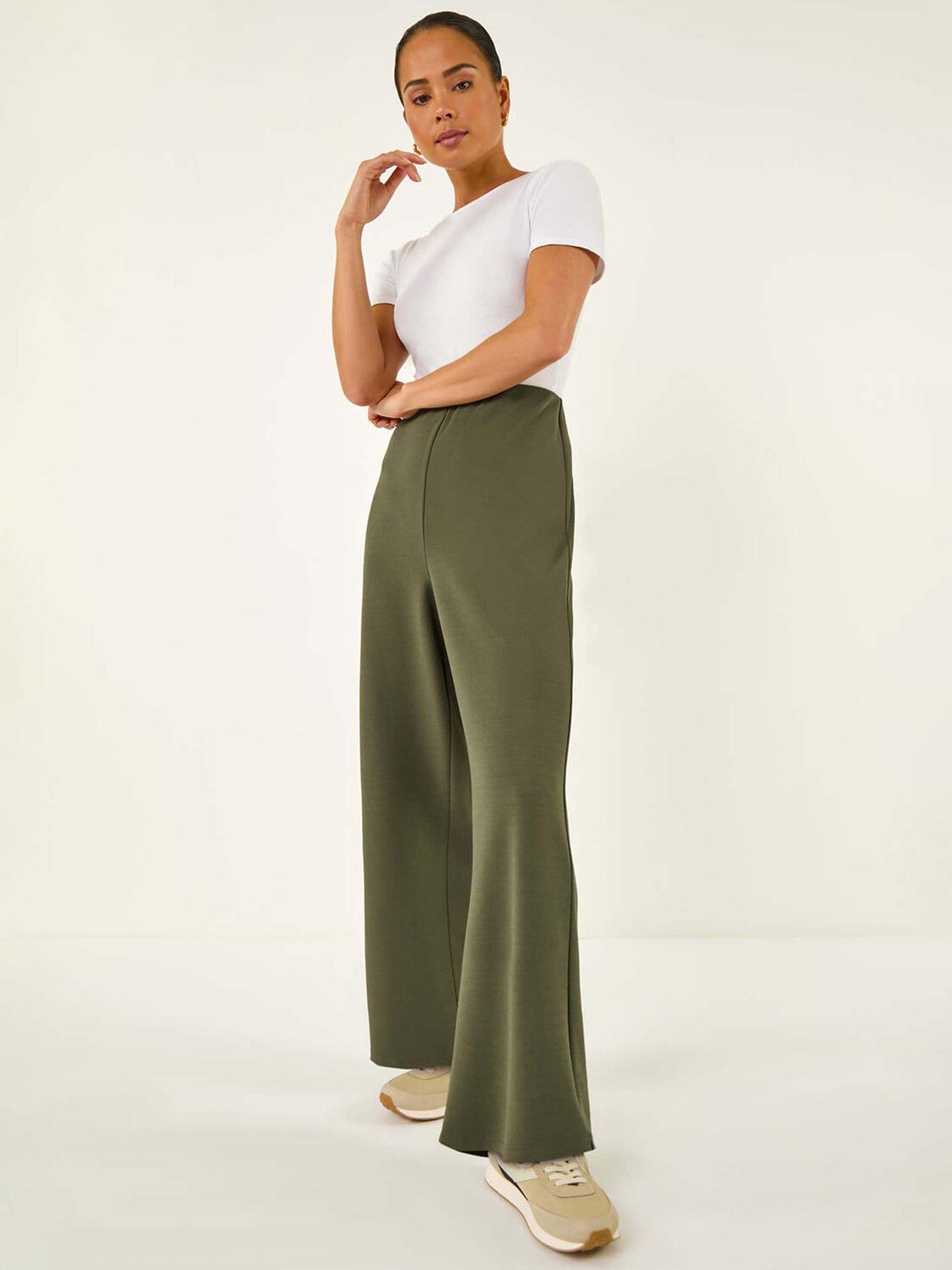 Image 4 of 5 of Roman Petite Wide Leg Stretch Trouser