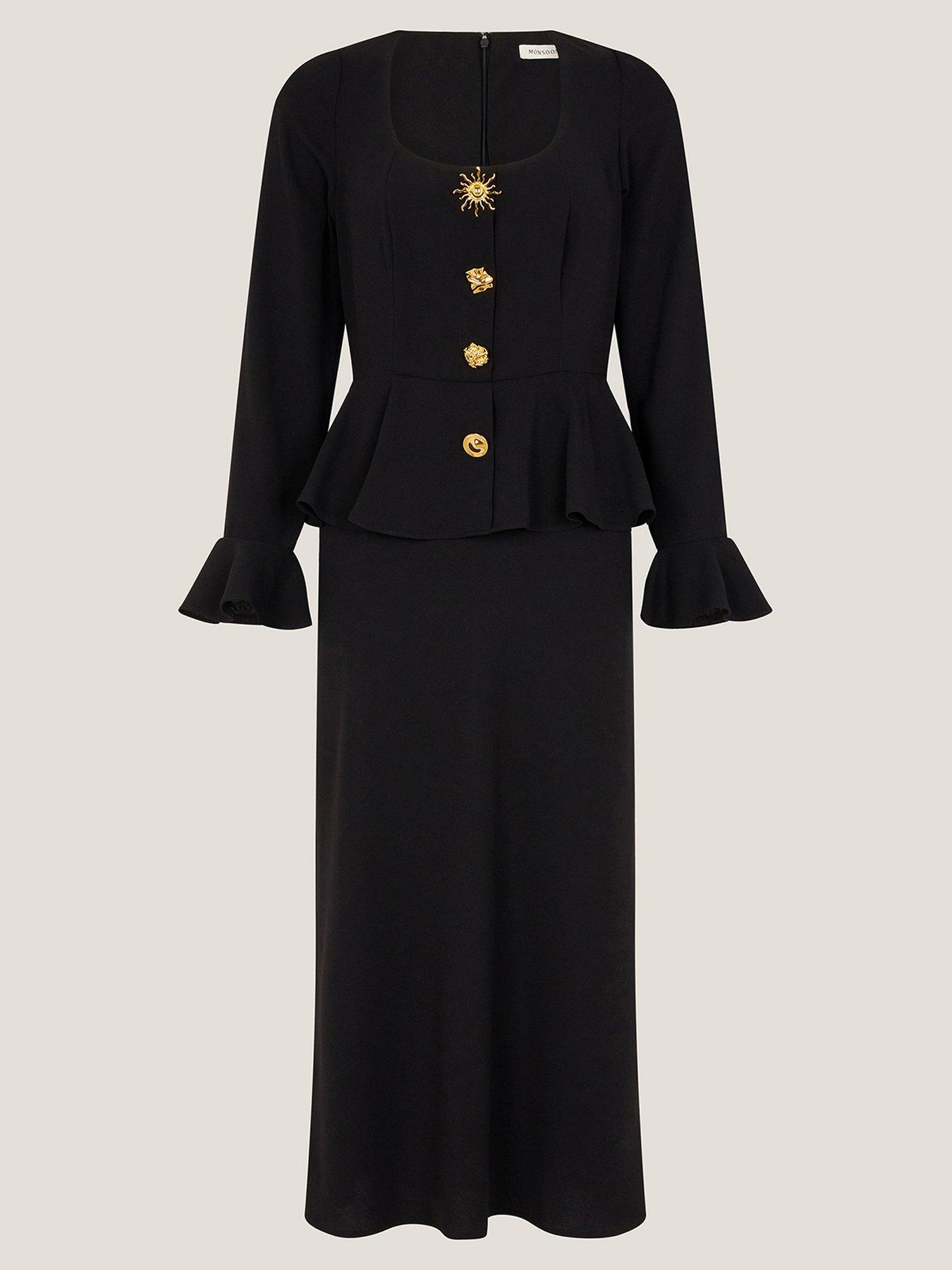 Image 5 of 5 of Monsoon Willow Black Dress