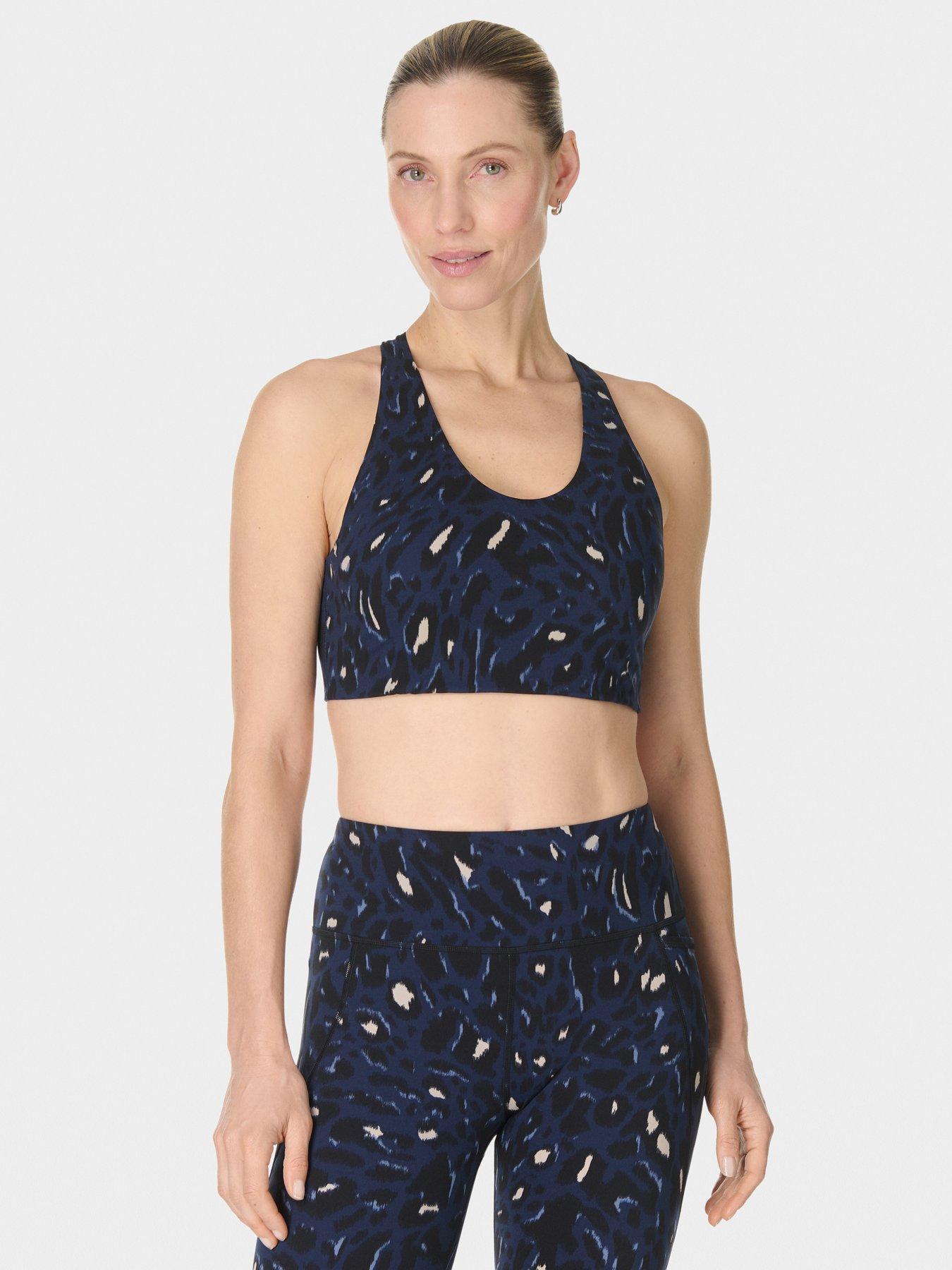 Sweaty Betty Womens Training Power Racer Bra - Blue
