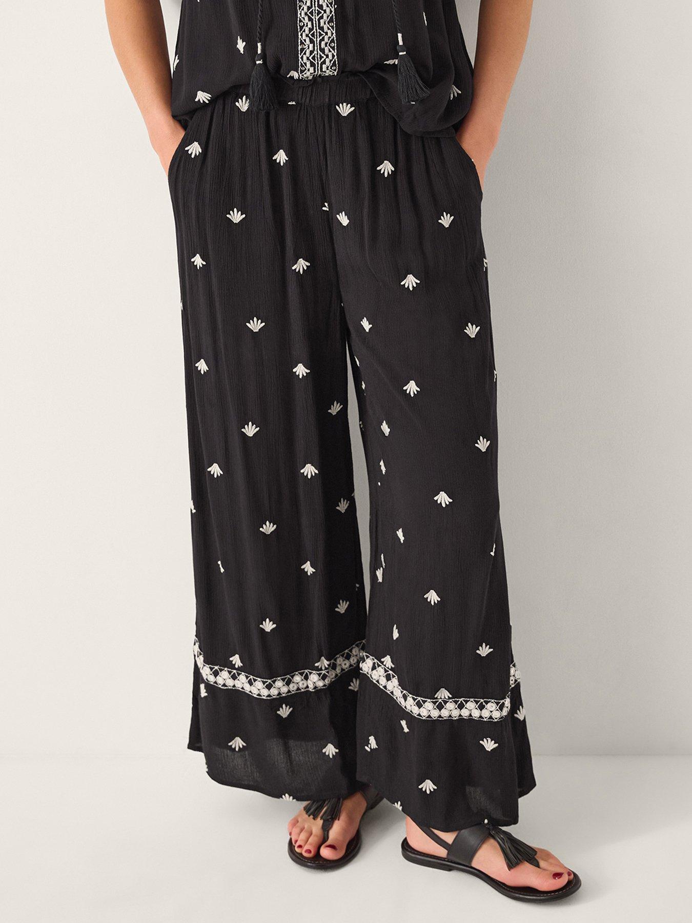  image of monsoon-samara-emb-trousers