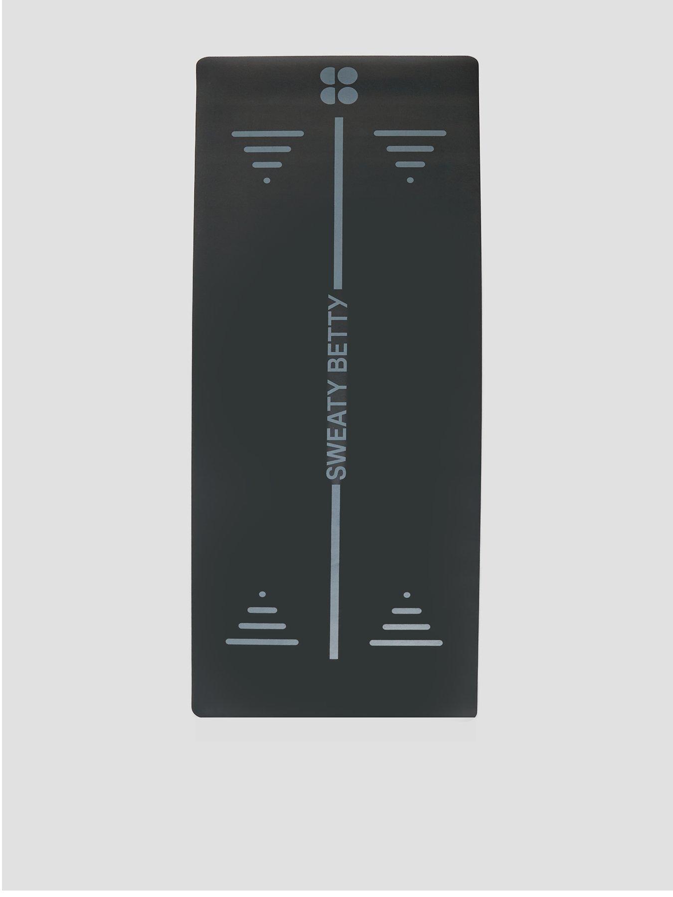 Image 1 of 5 of Sweaty Betty Womens Training Balance Yoga Mat - Black