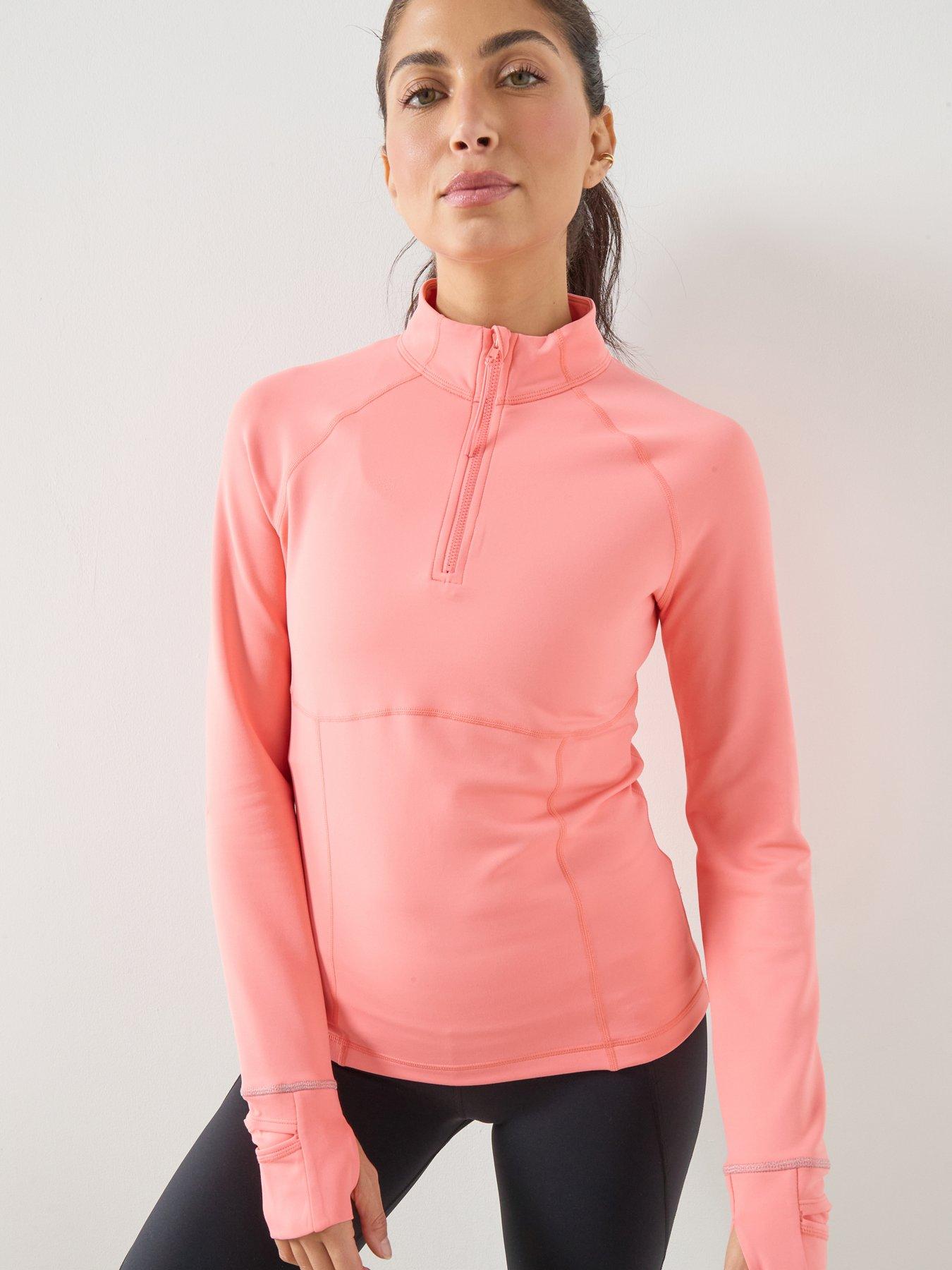 Sweaty Betty Womens Running Pro Run Half Zip - Pink