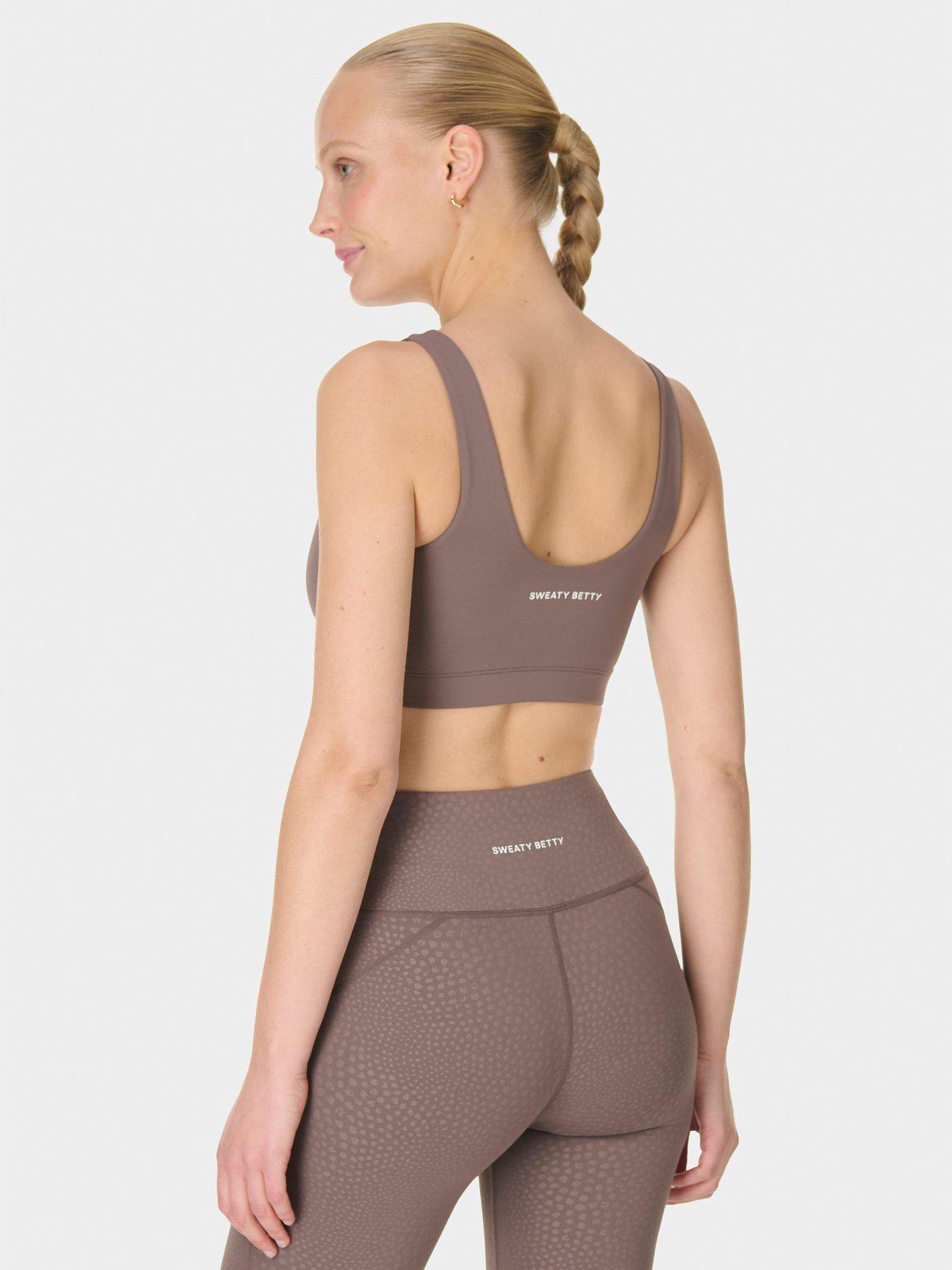 Image 2 of 7 of Sweaty Betty Women&rsquo;s All Day Light Support Sports Bralette - Brown