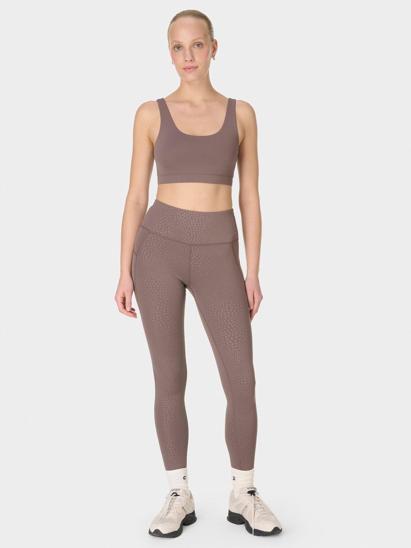 Image 4 of 7 of Sweaty Betty Women&rsquo;s All Day Light Support Sports Bralette - Brown
