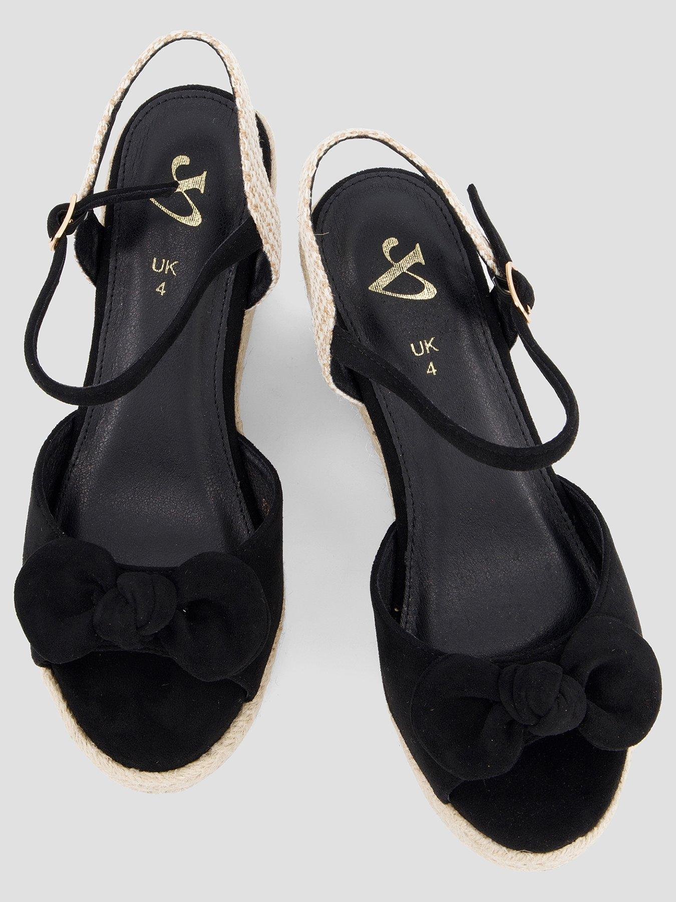  image of the-very-collection-extra-wide-wedge-sandal-black