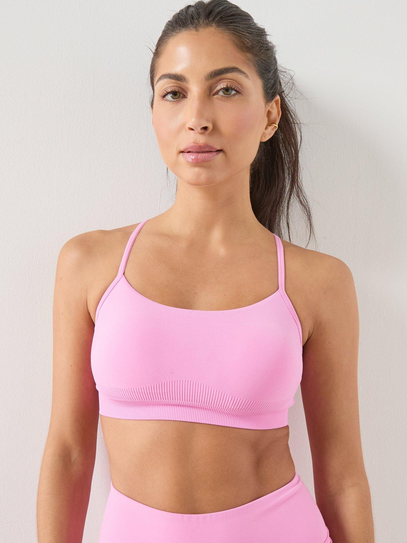 Sweaty Betty Womens Training Spirit Restored Seamless Yoga Bra - Pink