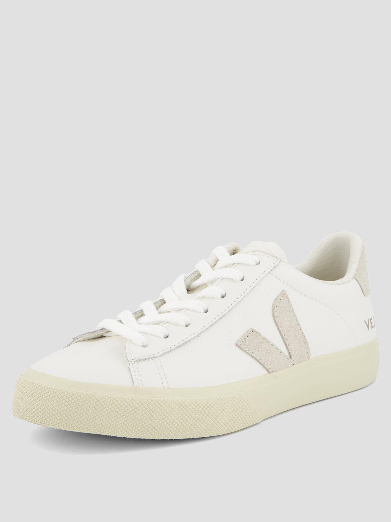 Image 2 of 6 of Veja Campo Leather White Natural 40 Trainers - White