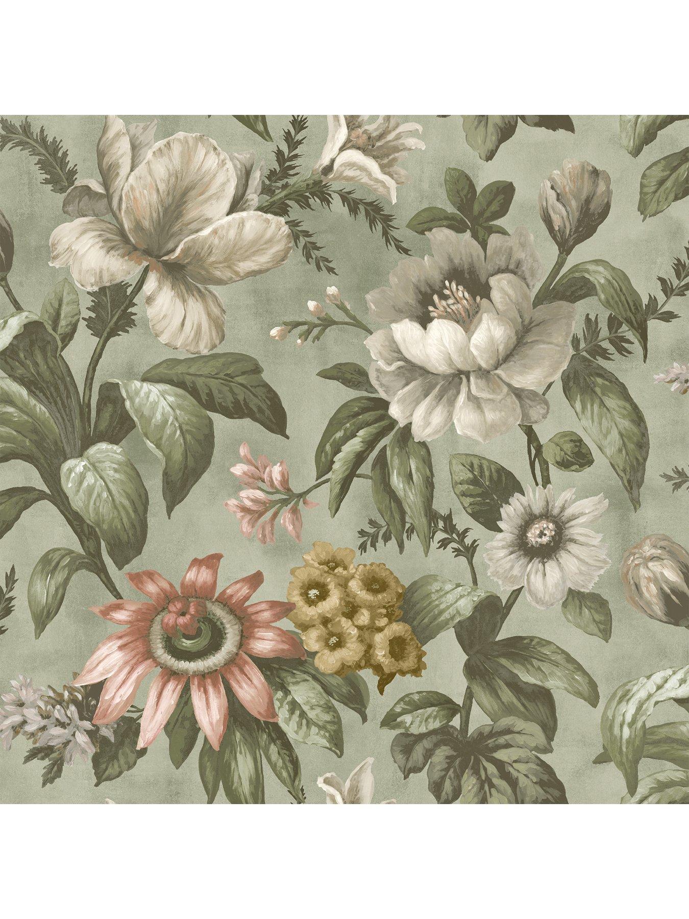 Image 3 of 3 of Superfresco Easy Gardenia Sage Wallpaper