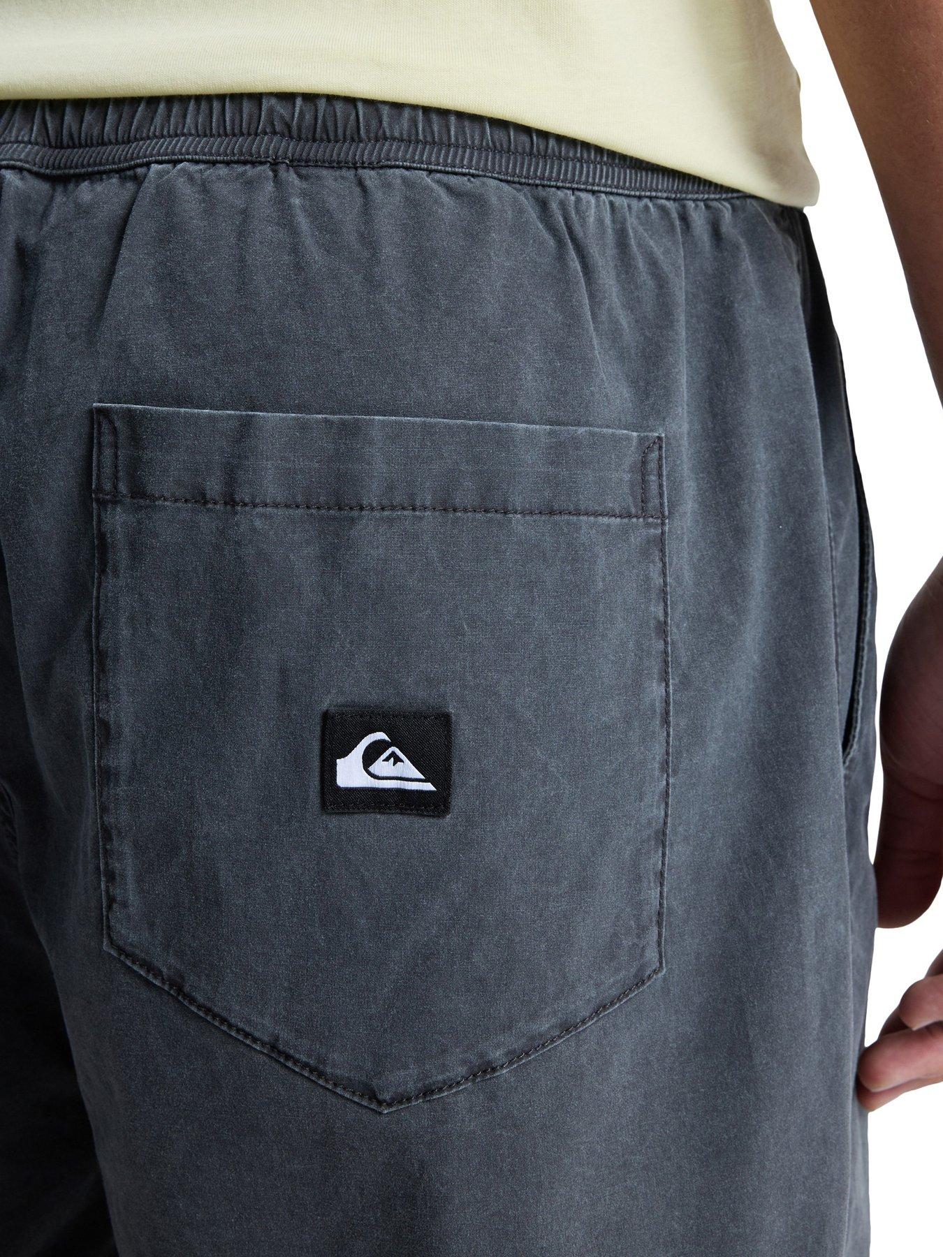 Image 4 of 5 of Quiksilver Mens Taxer 19-Inch Shorts - Black