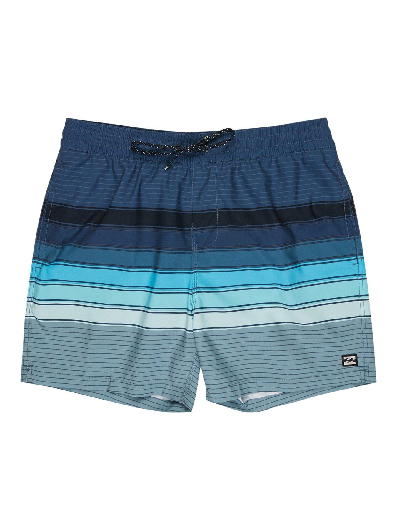 Billabong Mens All Day Stripe Swim Shorts - Navy