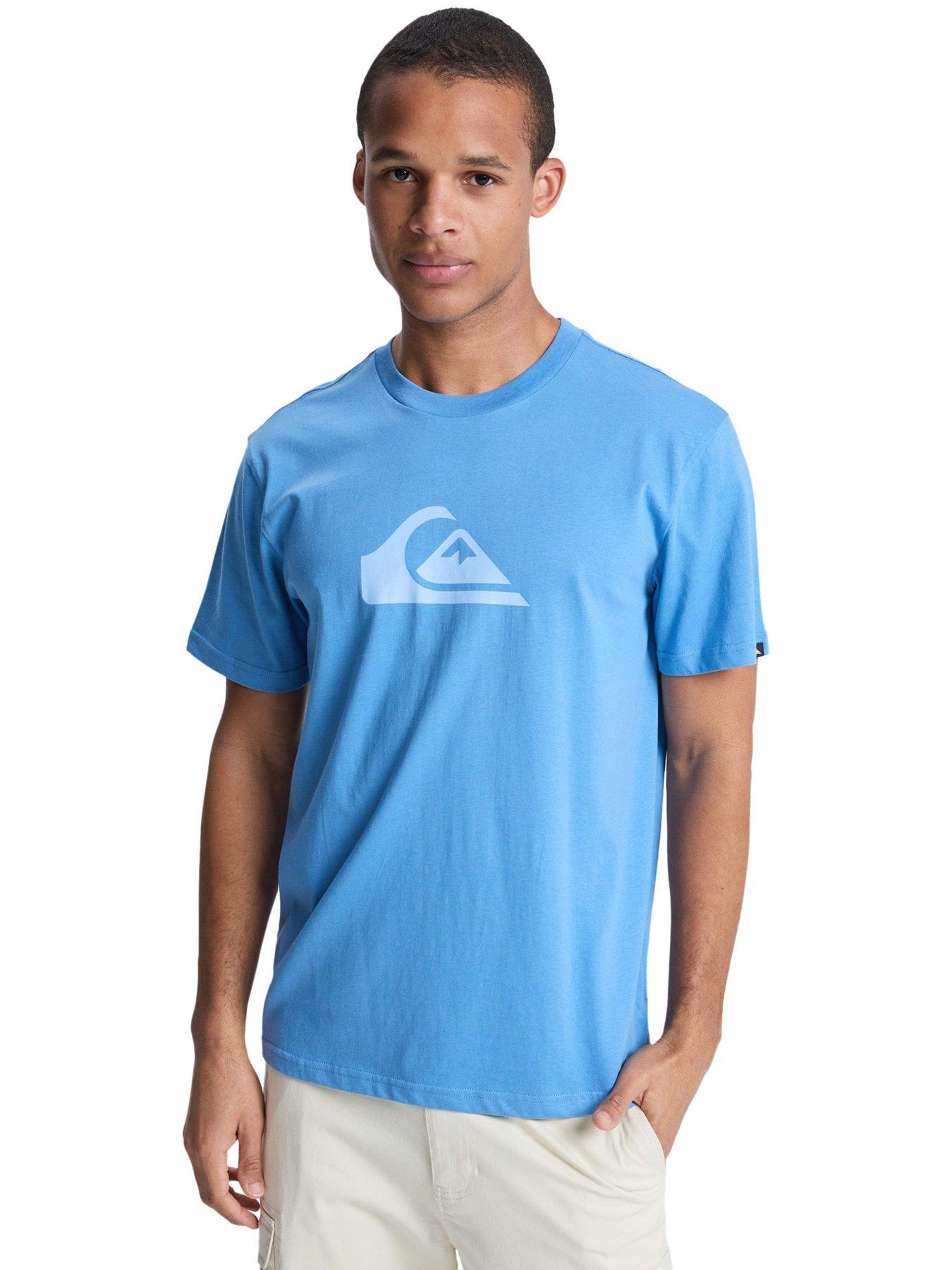 Quiksilver Mens Logo T-Shirt - Blue