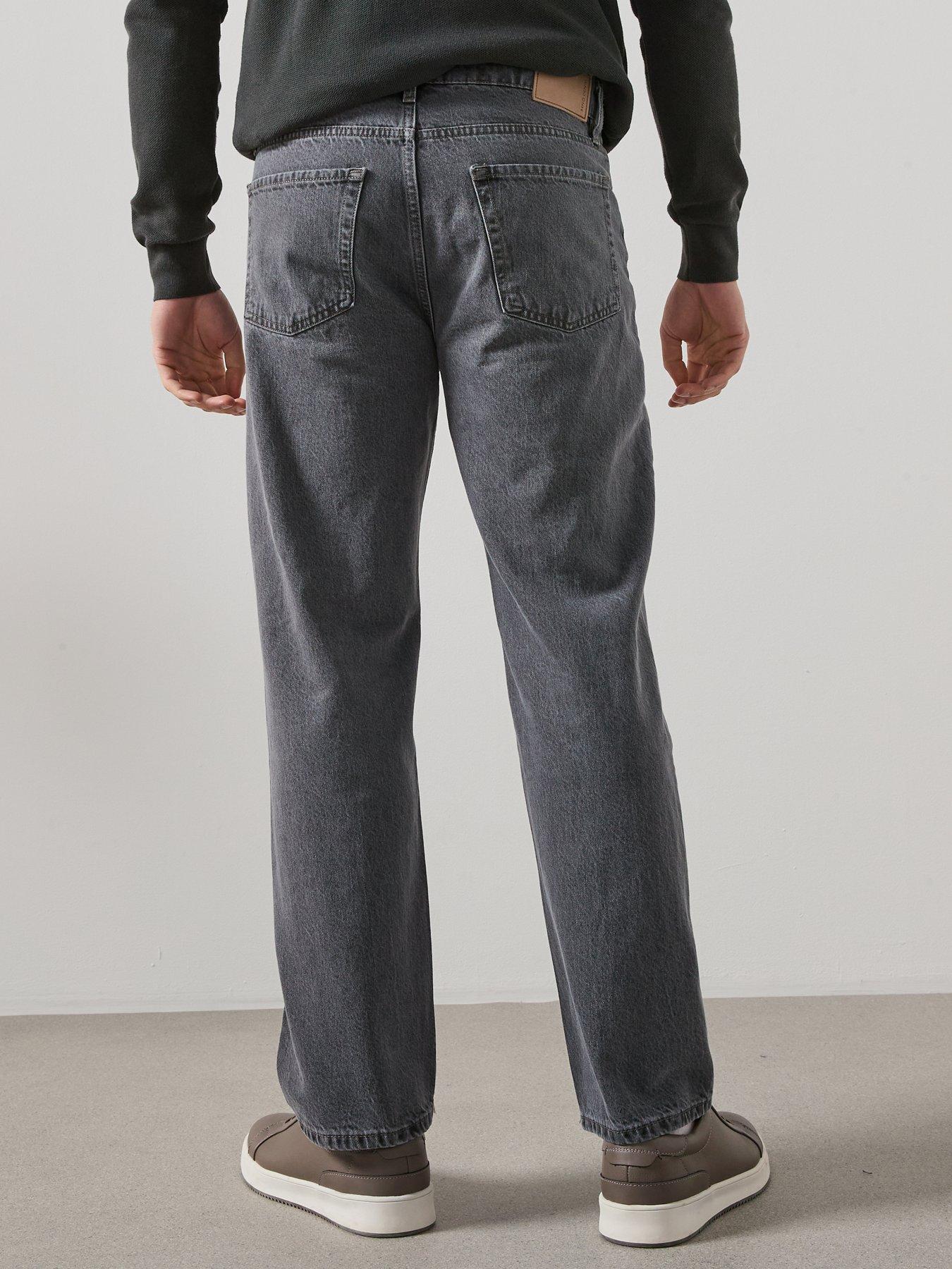 Image 2 of 5 of Mango Moby Loose Fit Jeans - Grey