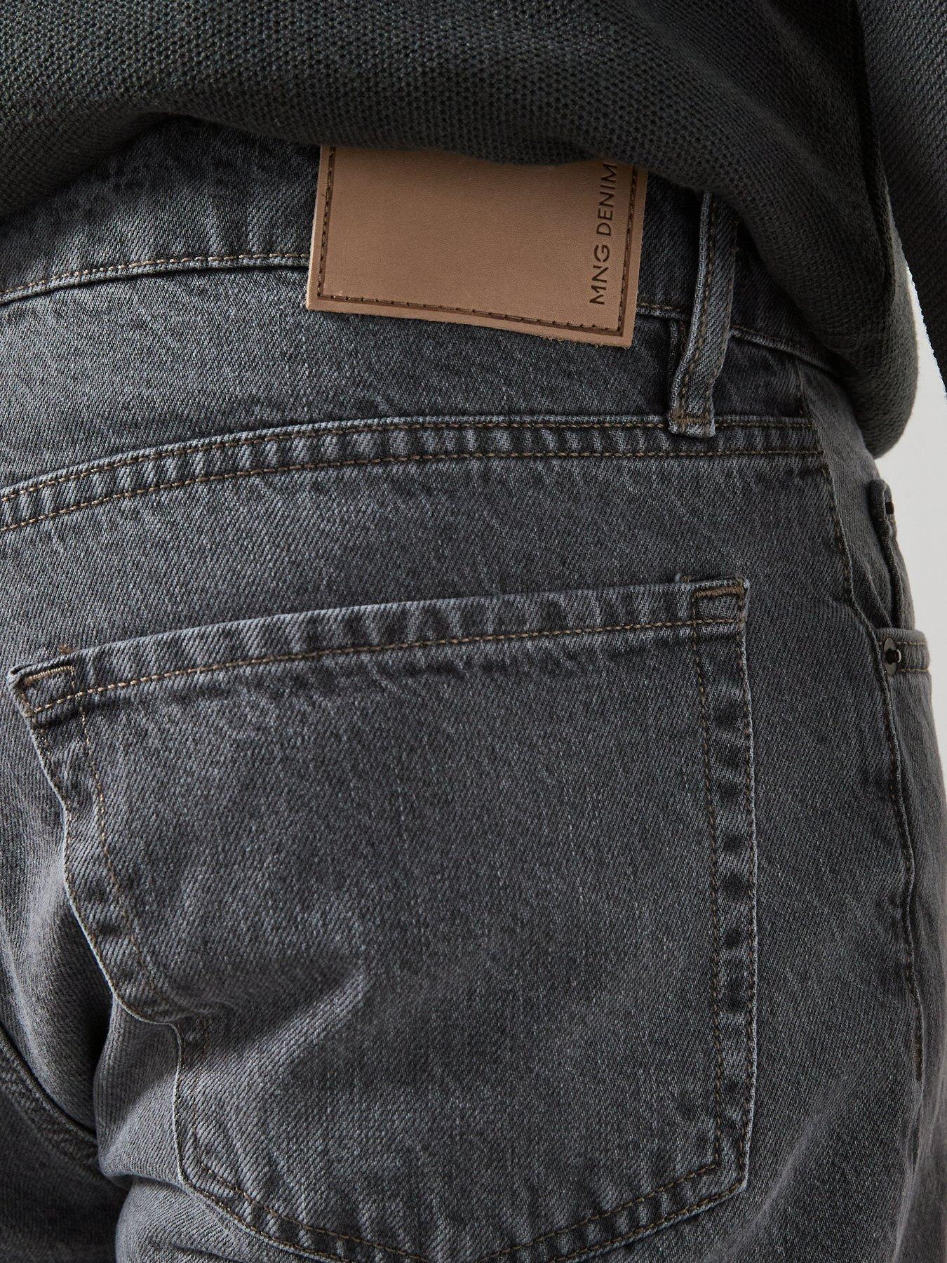 Image 4 of 5 of Mango Moby Loose Fit Jeans - Grey