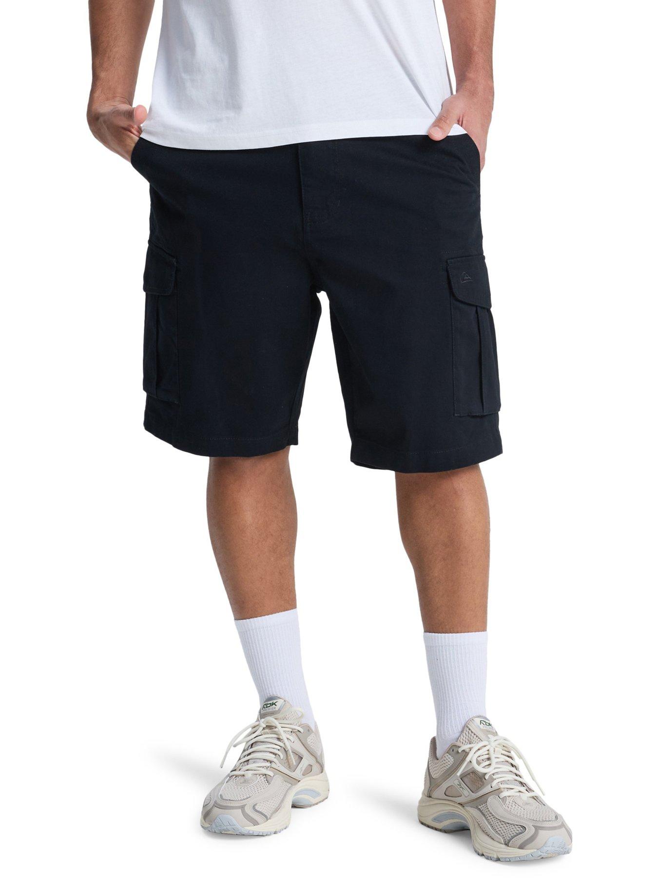 Quiksilver Mens Cargo Shorts - Black