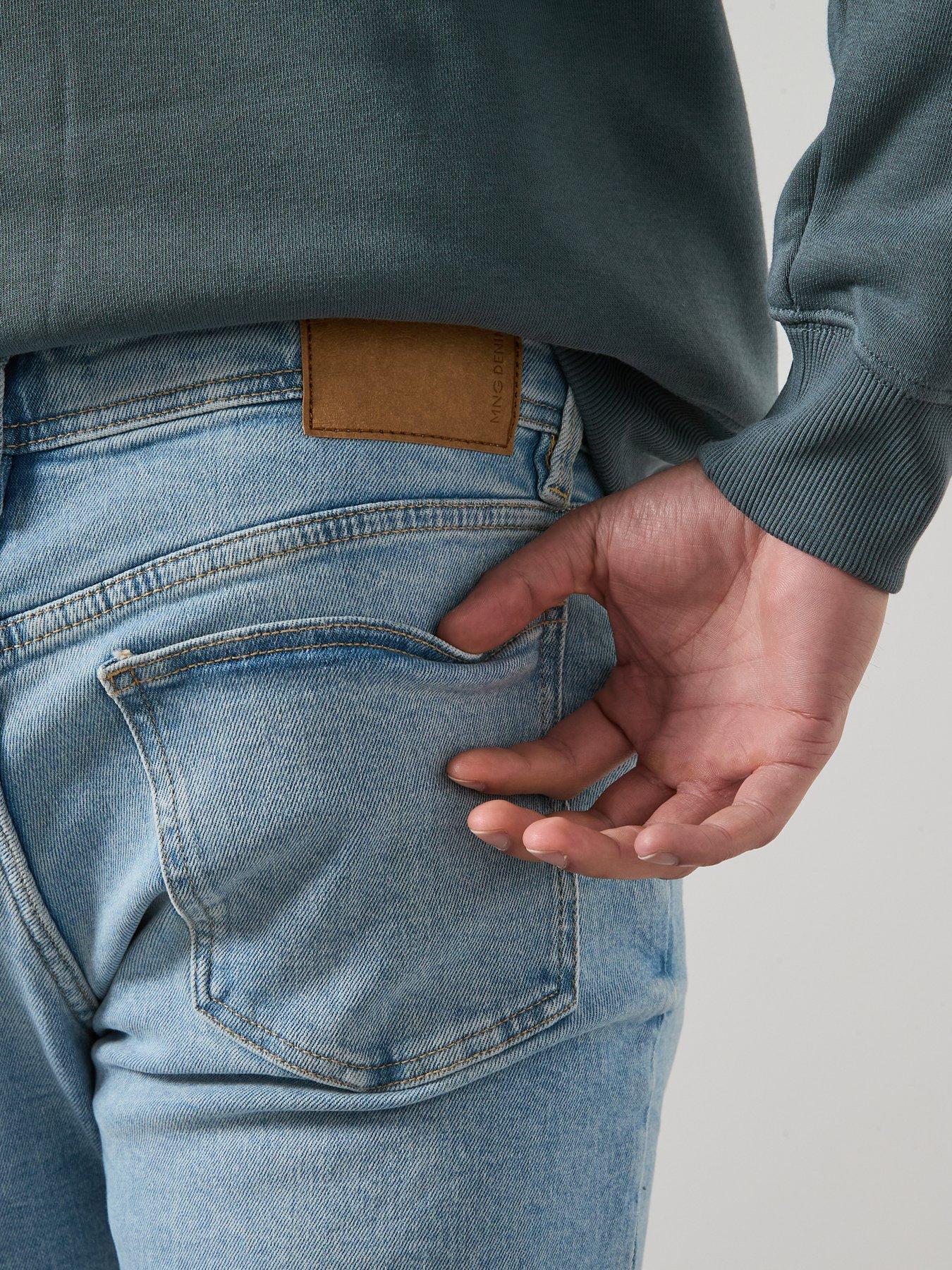 Image 4 of 5 of Mango Jan Slim Fit Jeans - Blue