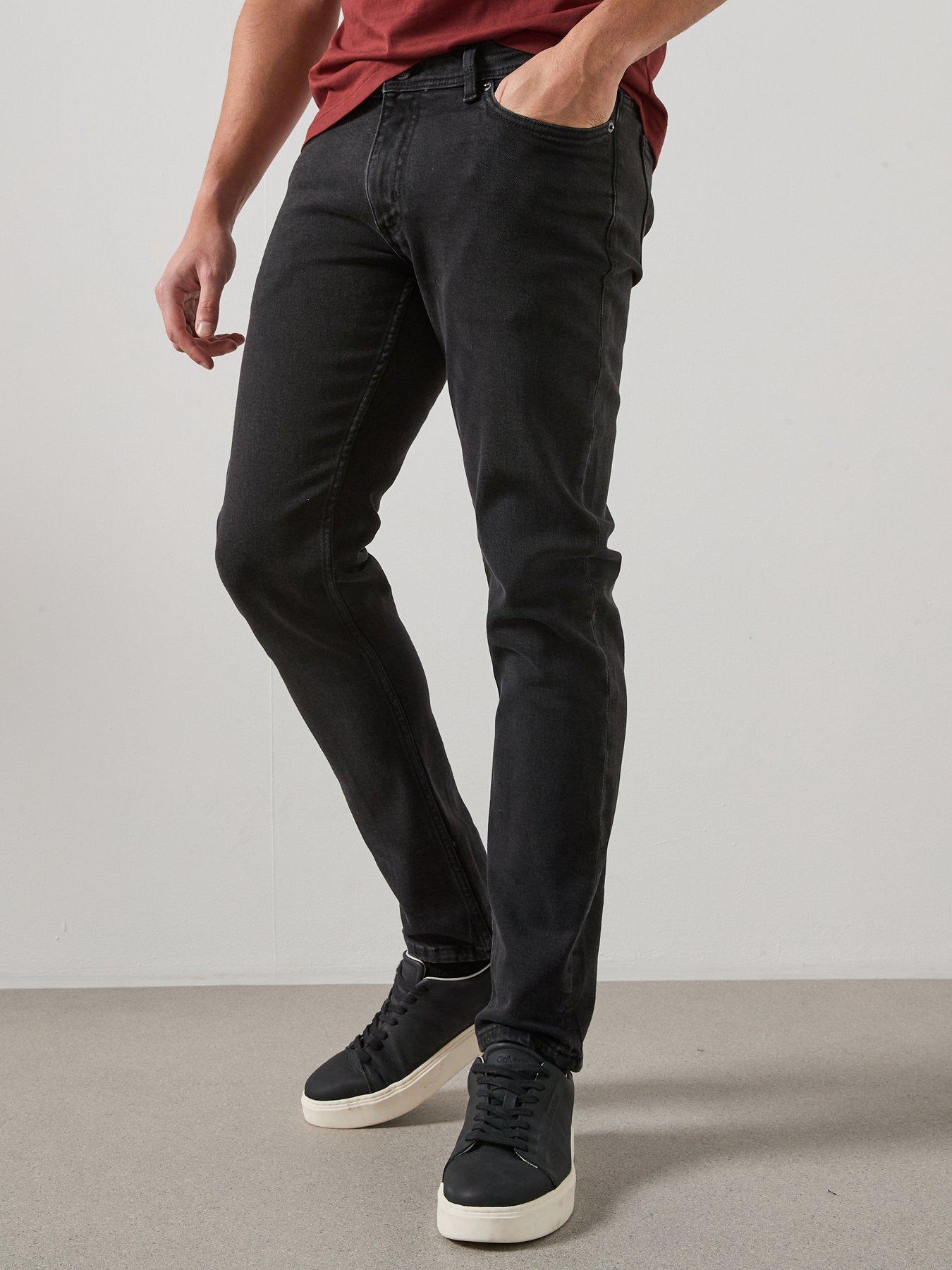  image of mango-jan-slim-fit-jeans-grey