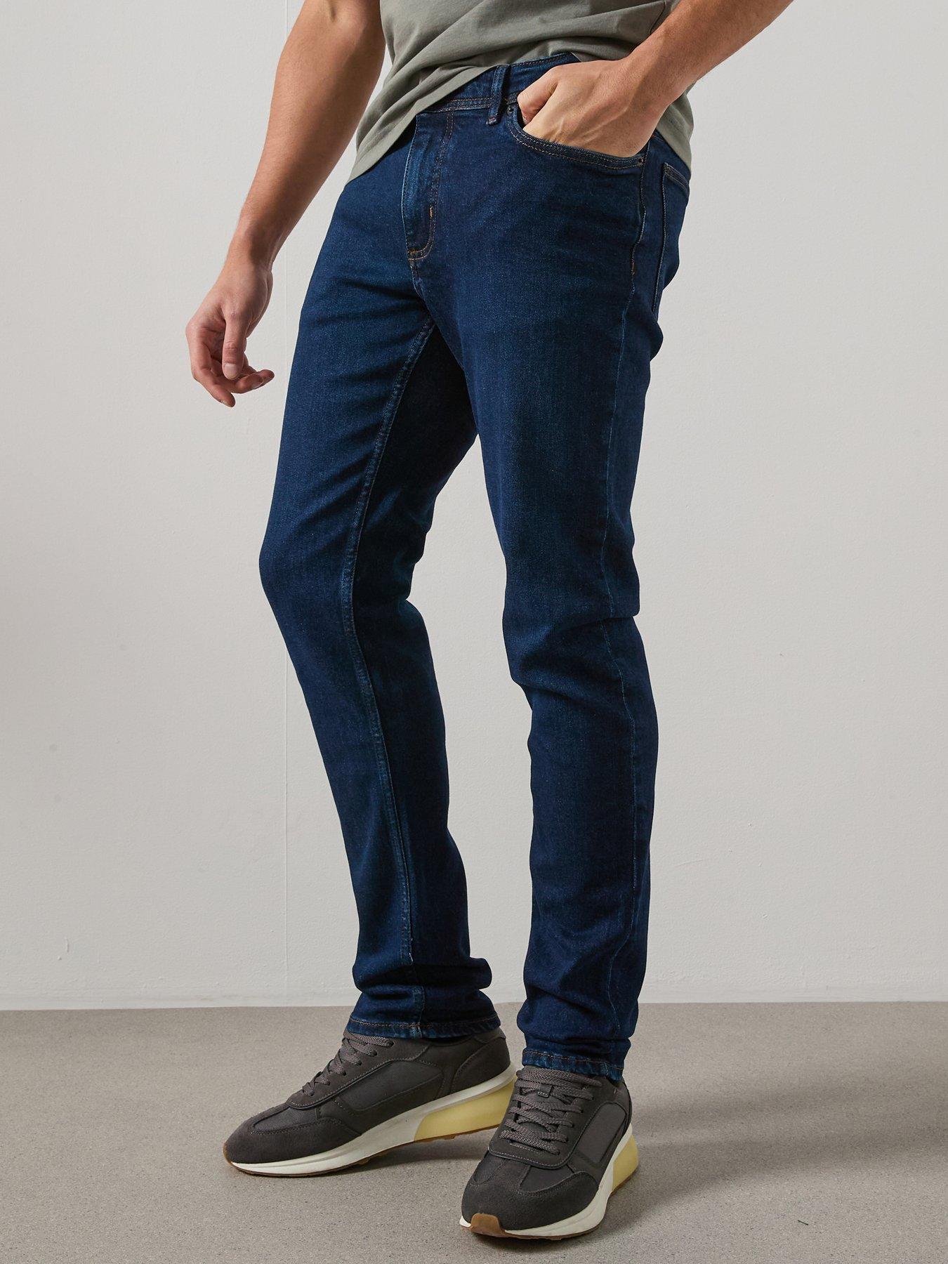 front image of mango-jan-slim-fit-jeans-blue