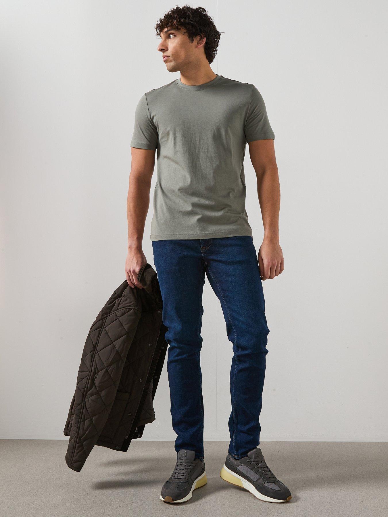  image of mango-jan-slim-fit-jeans-blue