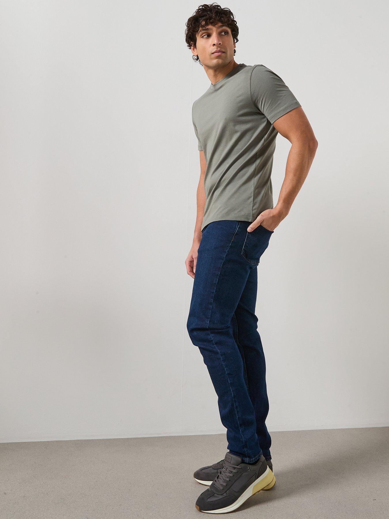  image of mango-jan-slim-fit-jeans-blue