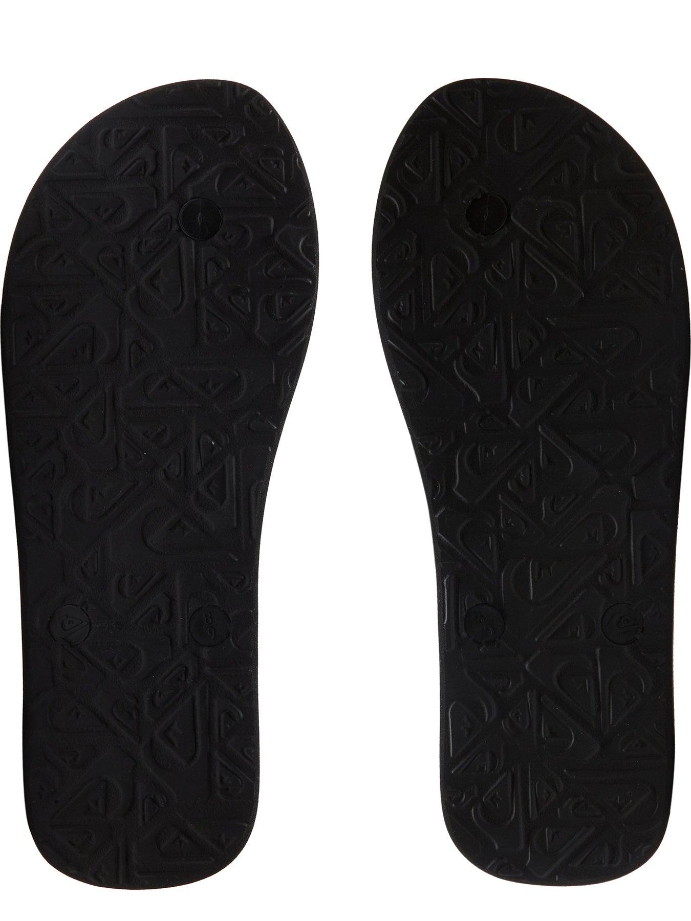 Image 4 of 5 of Quiksilver Mens Molokai Core Flip Flops - Grey