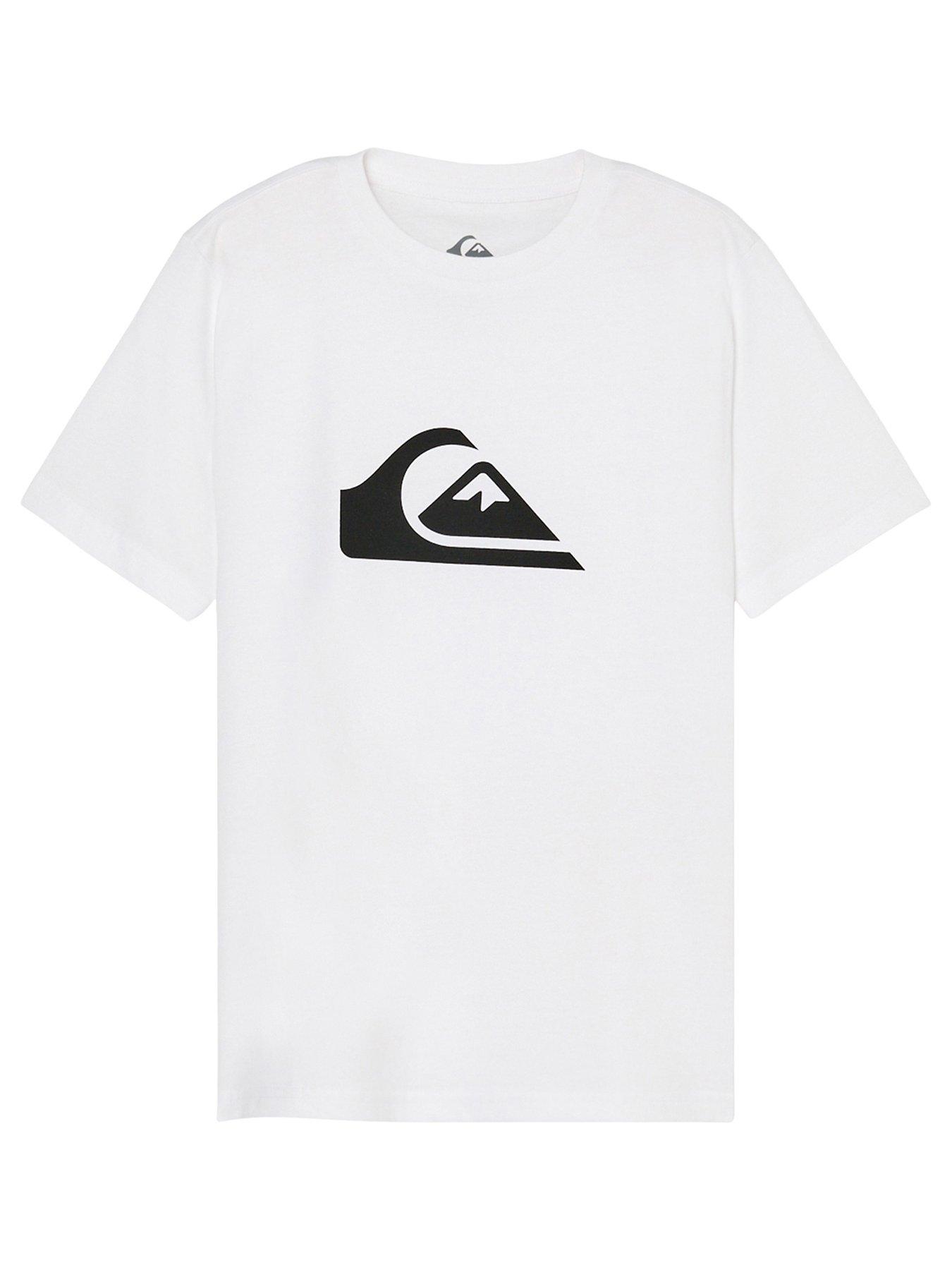 Quiksilver Boys Ev Comp Logo T-Shirt - White