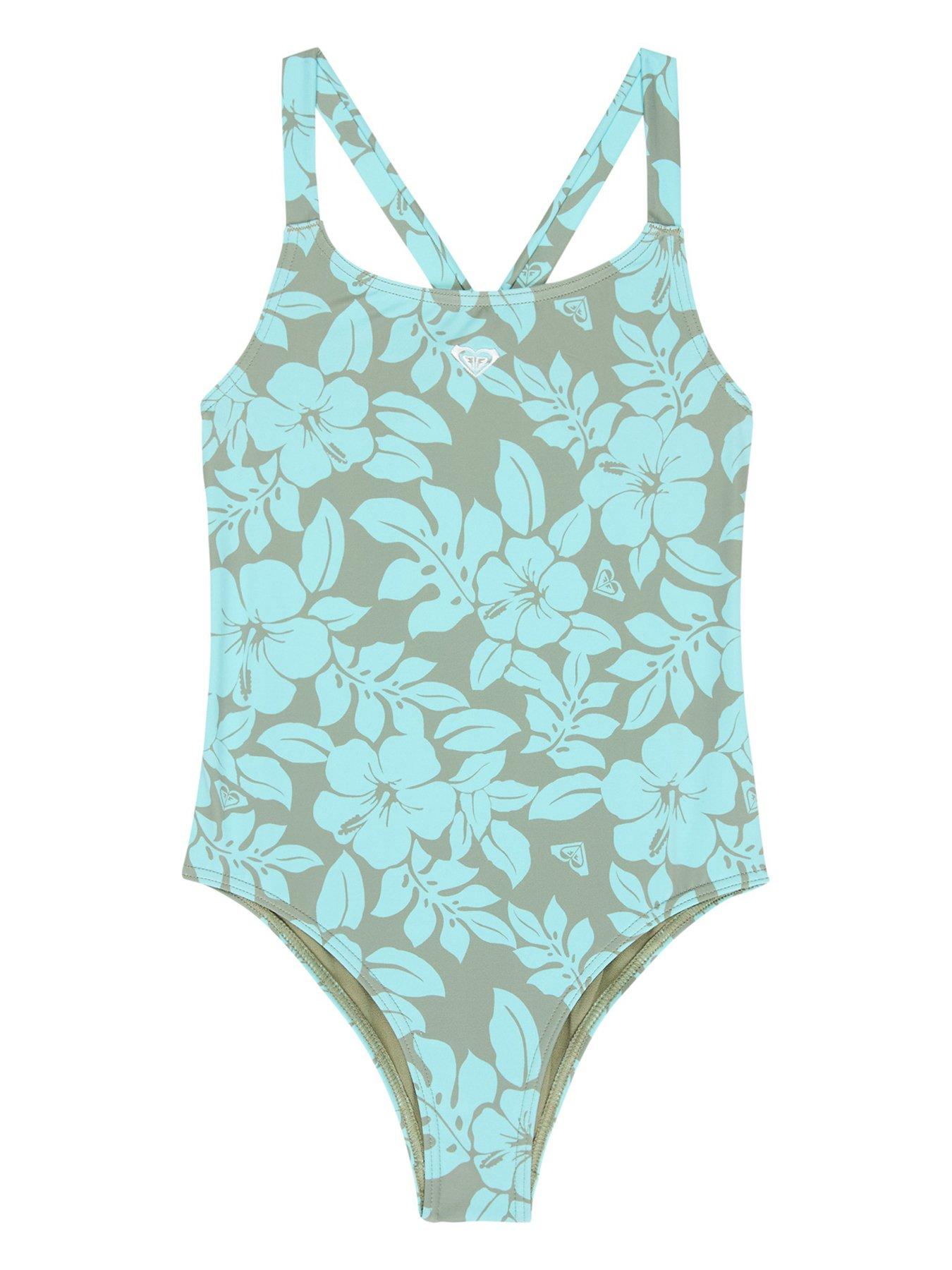 Roxy Girls Spirit Swimsuit - Green