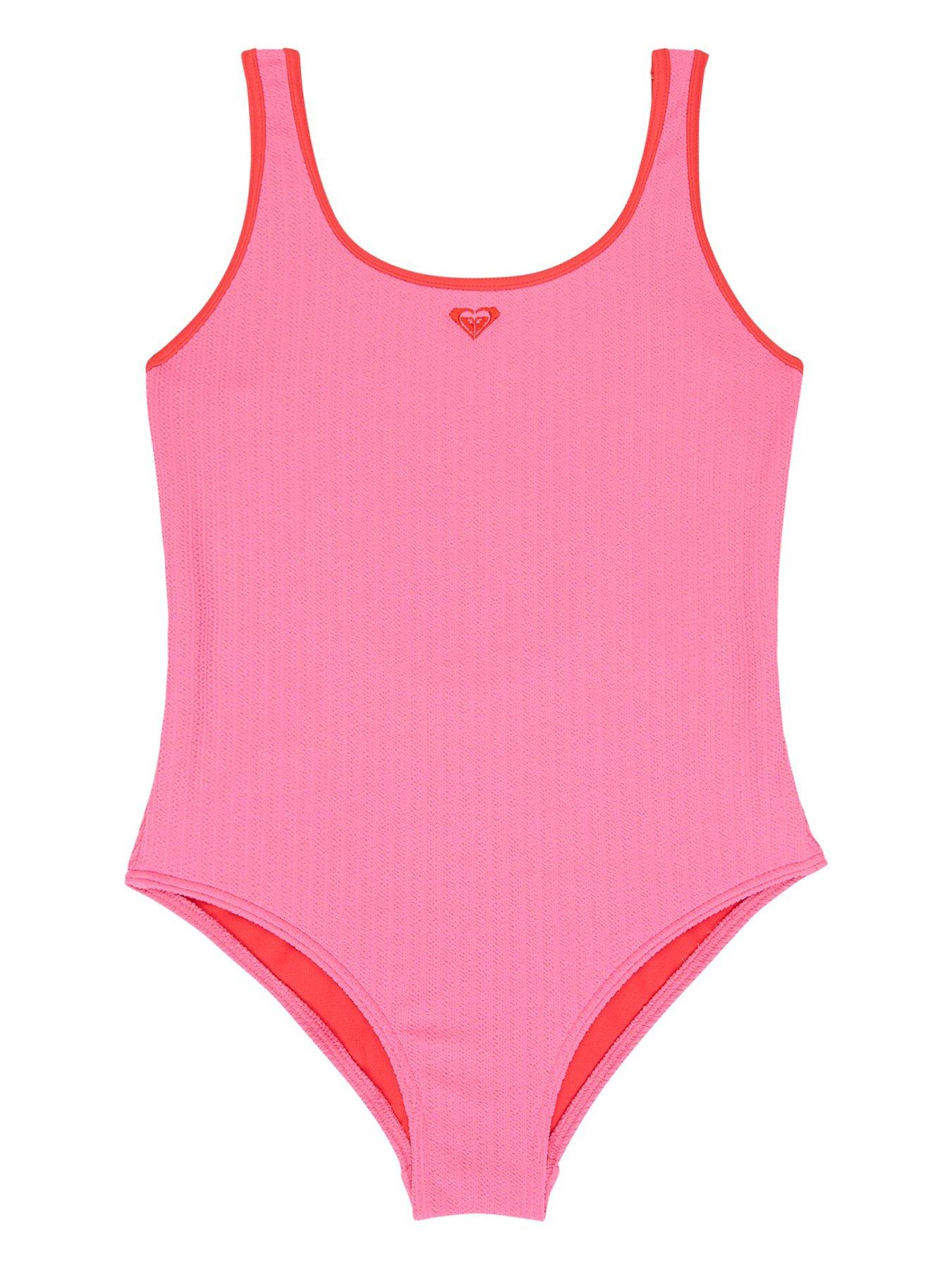 Roxy Girls Aruba Swimsuit - Pink