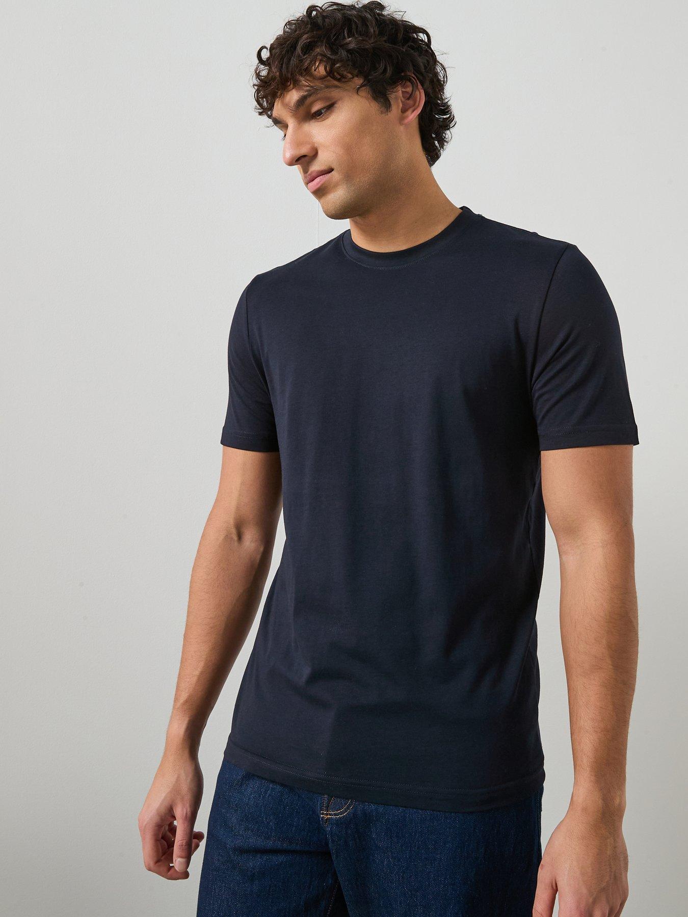 Mango Cherlo Slim Fit T-Shirt - Navy