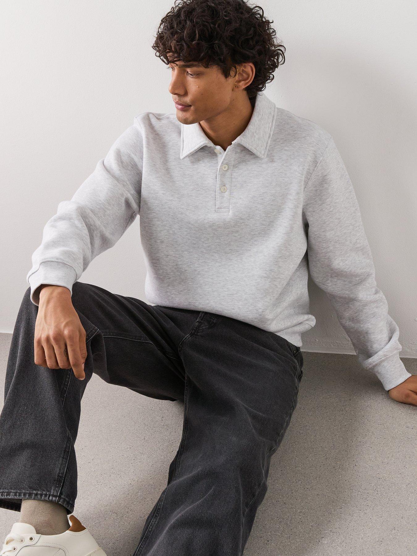  image of mango-bola-sweatshirt-grey