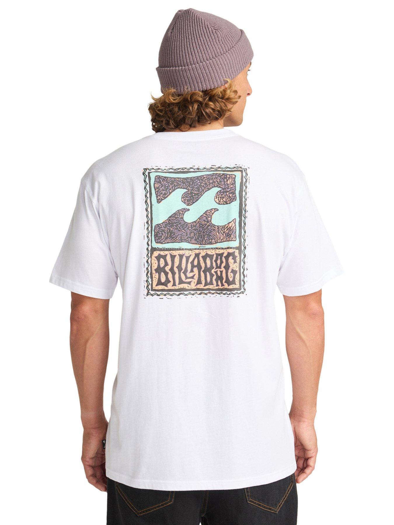 Billabong Mens Stamp Graphic T-Shirt - White
