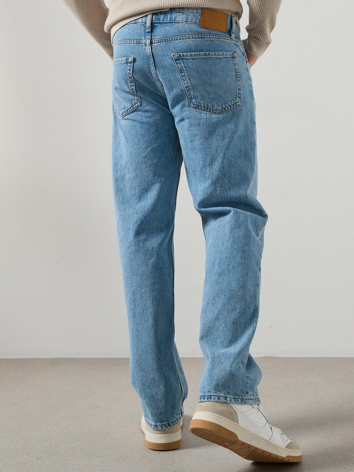 stillFront image of mango-moby-loose-fit-jeans-blue