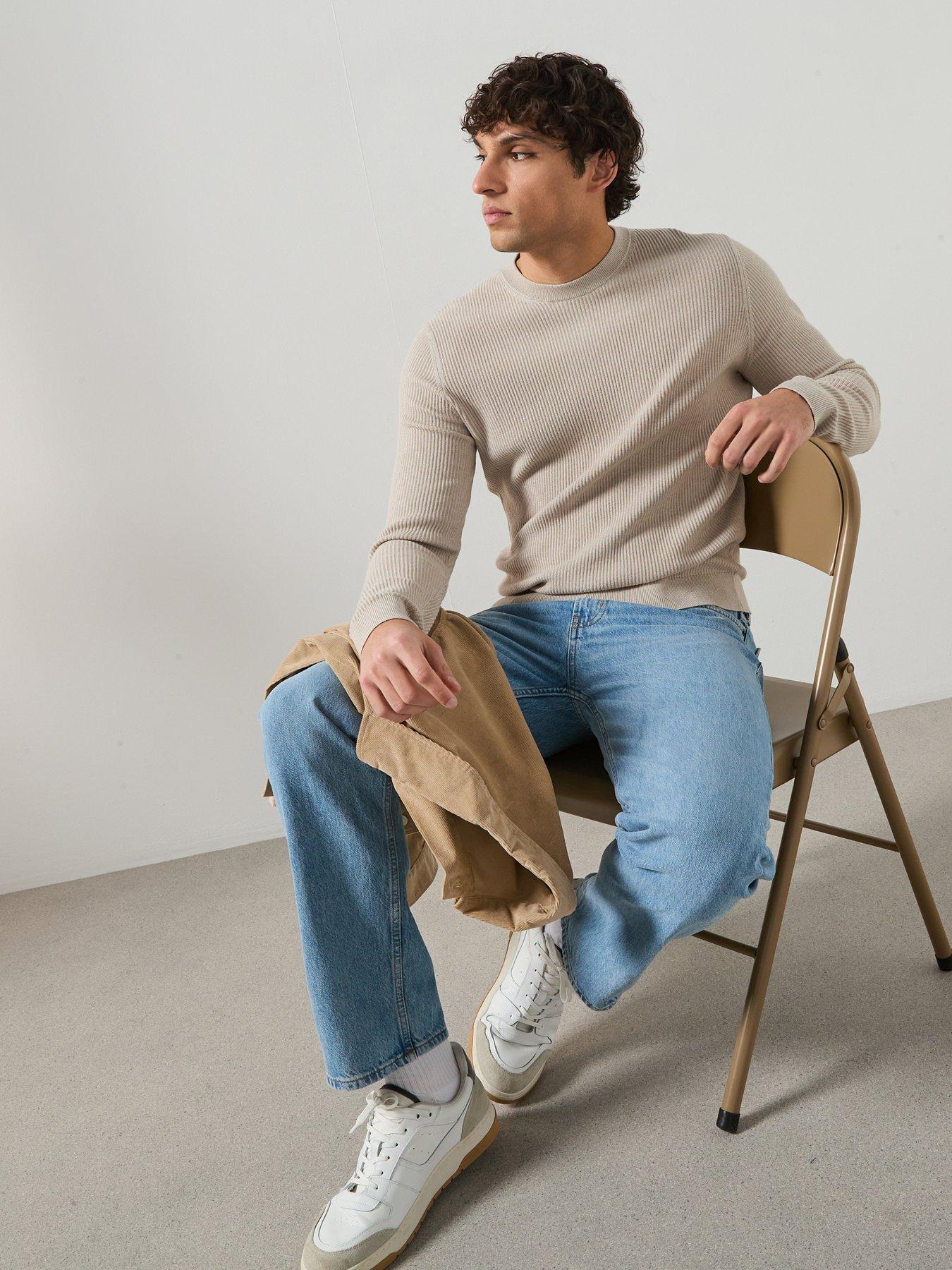  image of mango-moby-loose-fit-jeans-blue