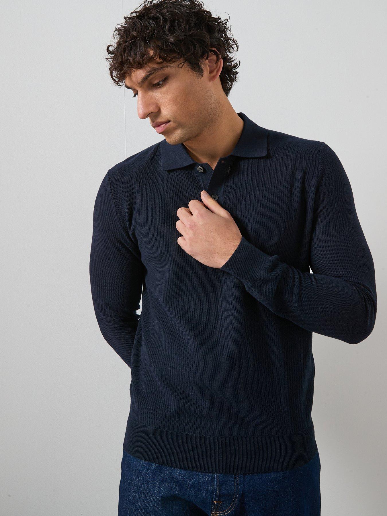  image of mango-tens-polo-shirt-navy