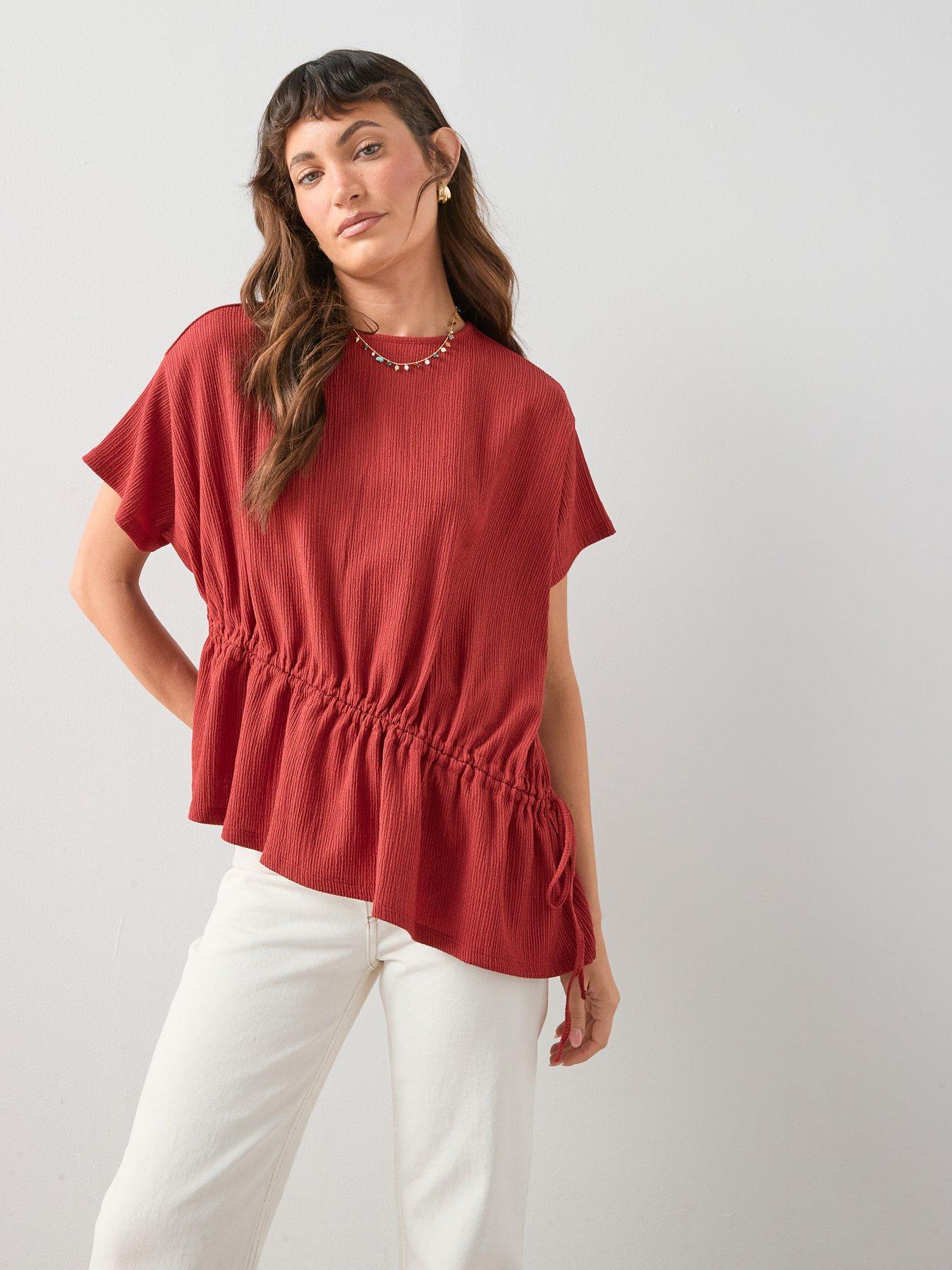The Very Collection Tie Side Ruched Top