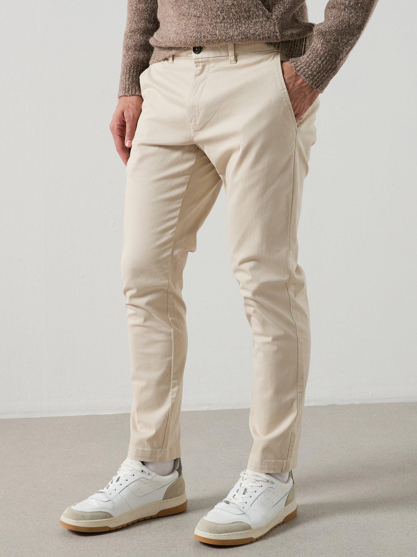 Mango Prato Trousers - White