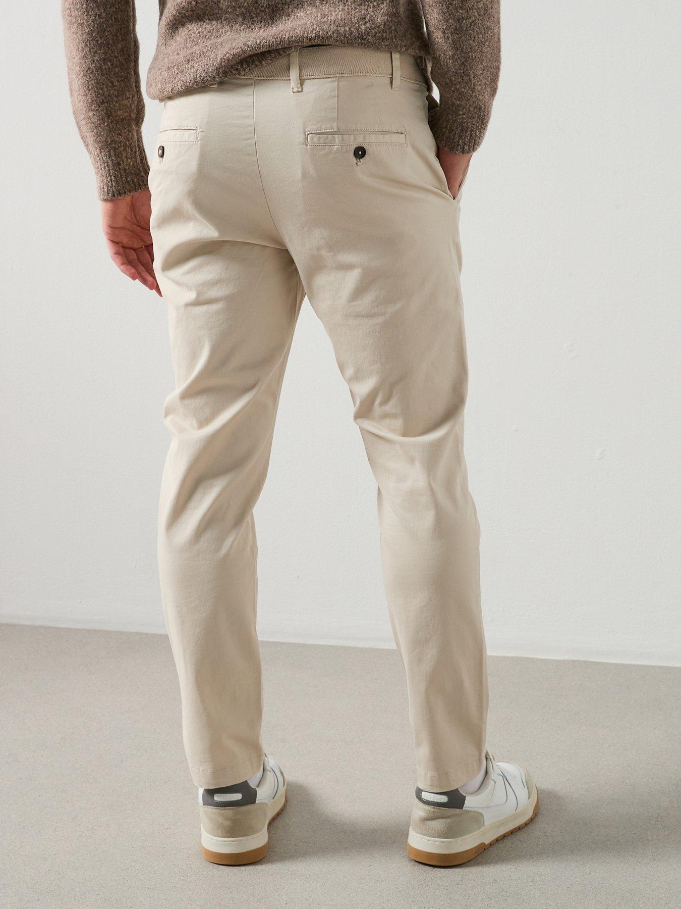 Image 2 of 4 of Mango Prato Trousers - White