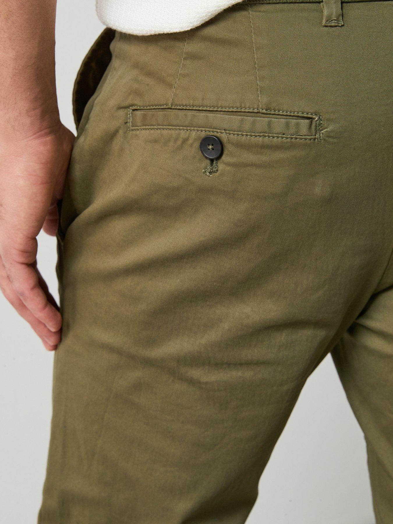  image of mango-prato-trousers-khaki
