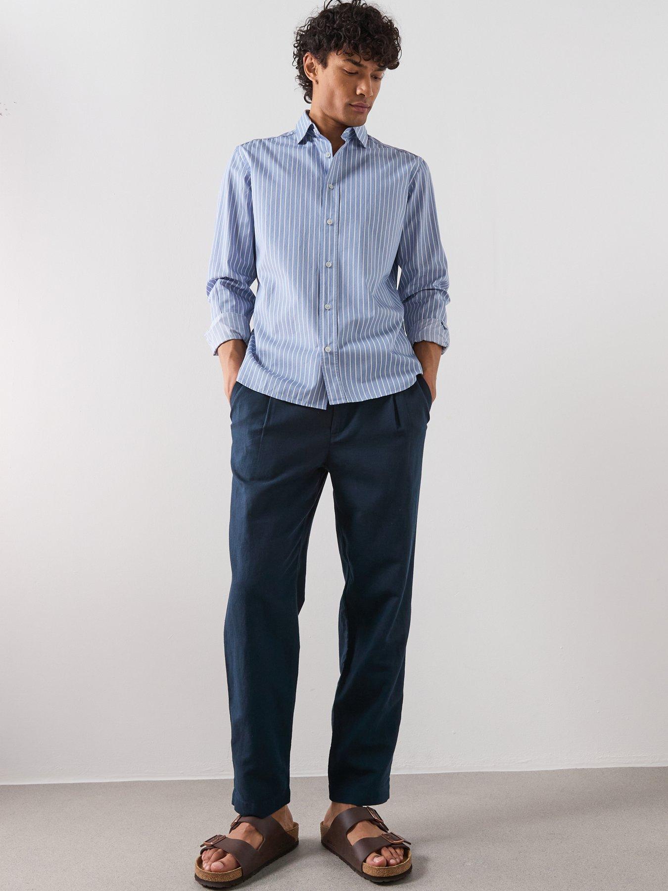  image of mango-playr-shirt-blue