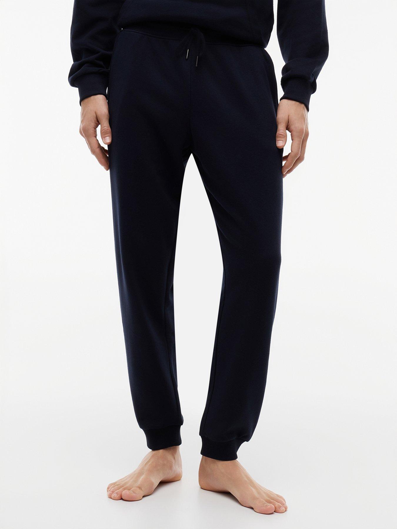 Tommy Hilfiger Linear Logo Loungewear Bottoms- Navy